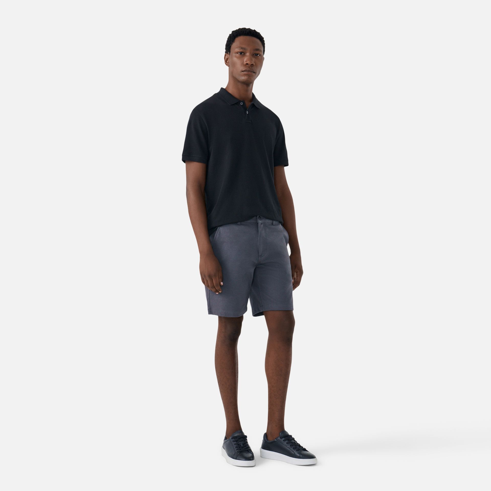 Bermuda Moletom 247 Cinza