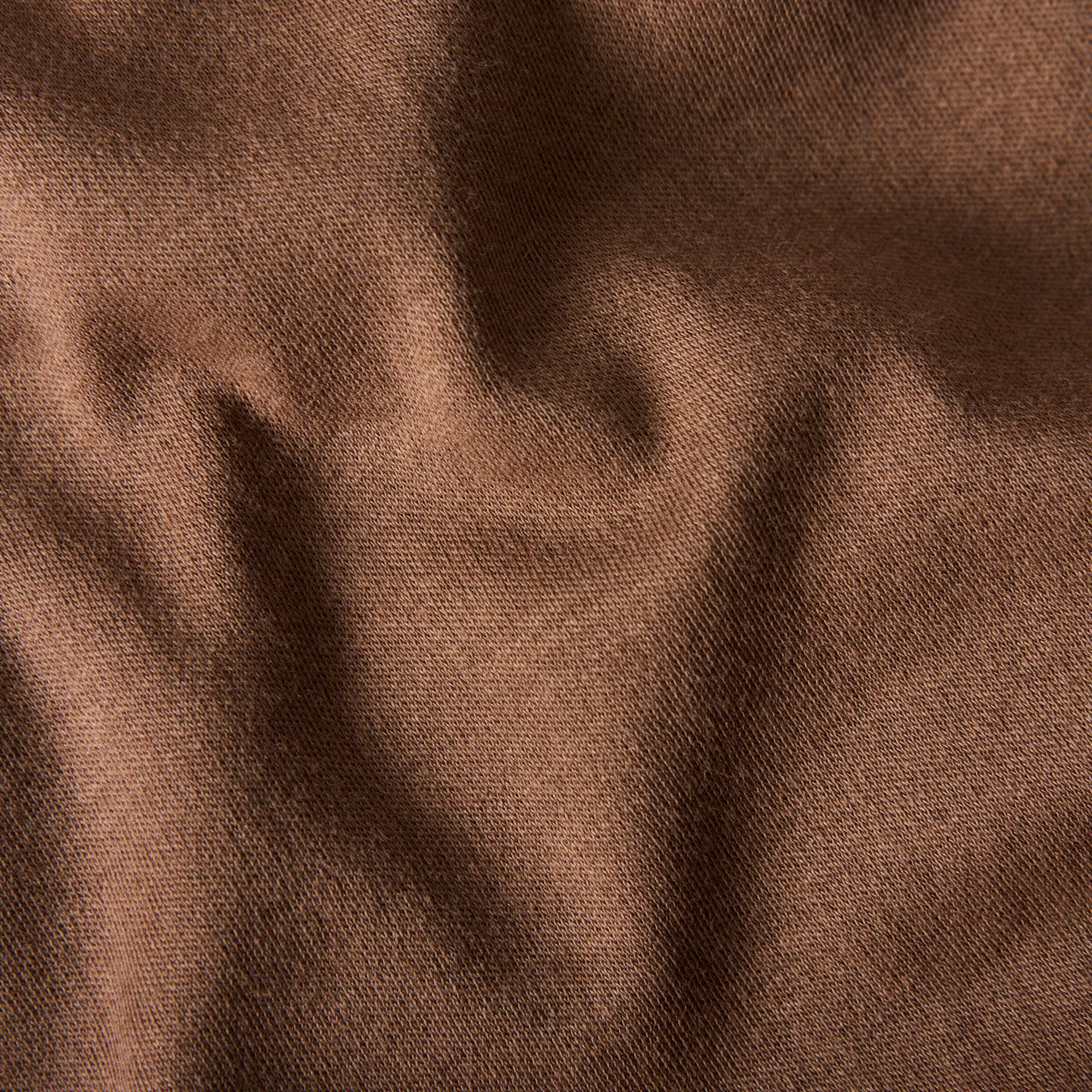 Polo Pima Malha Premium Castanho