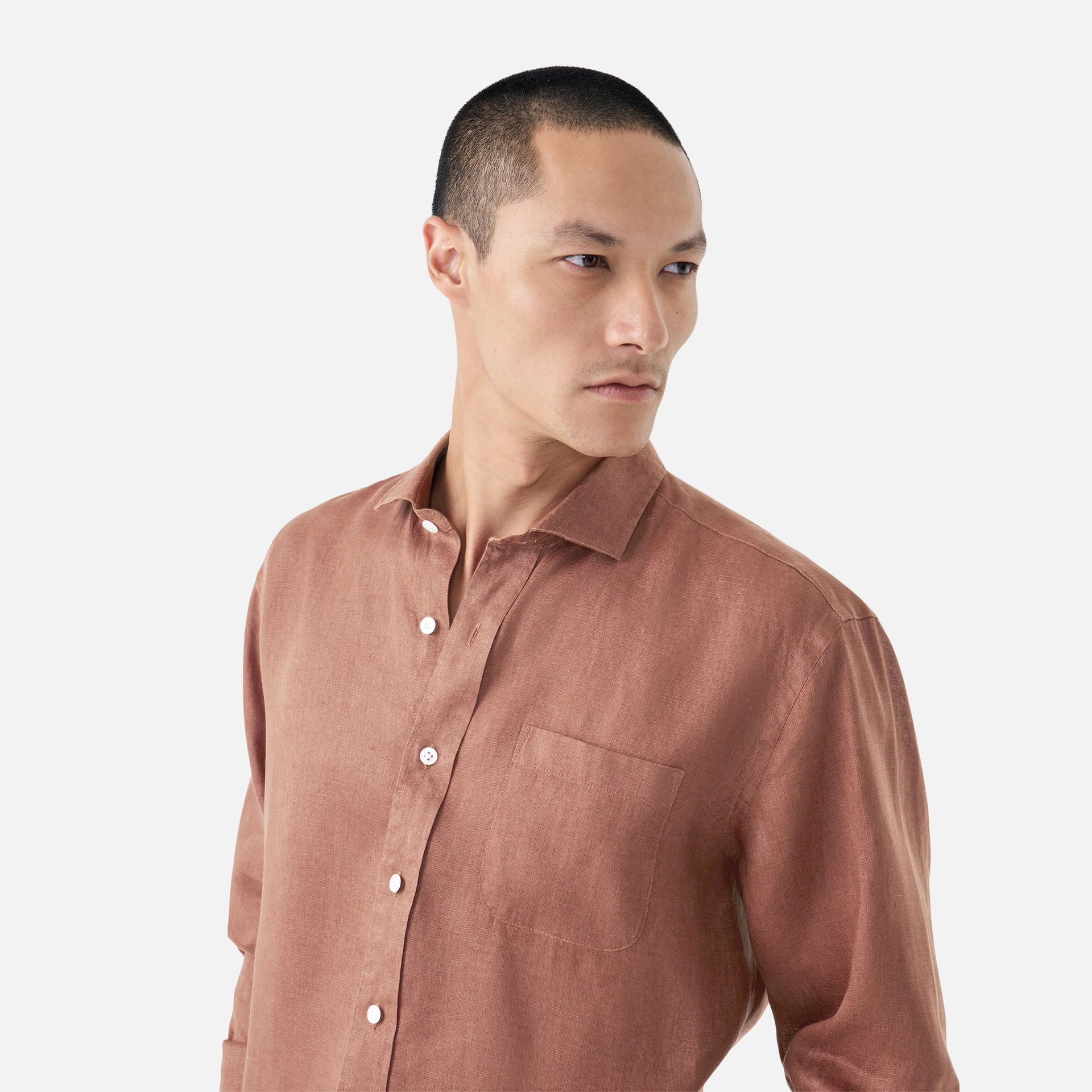 Camisa Linho Summer Canela