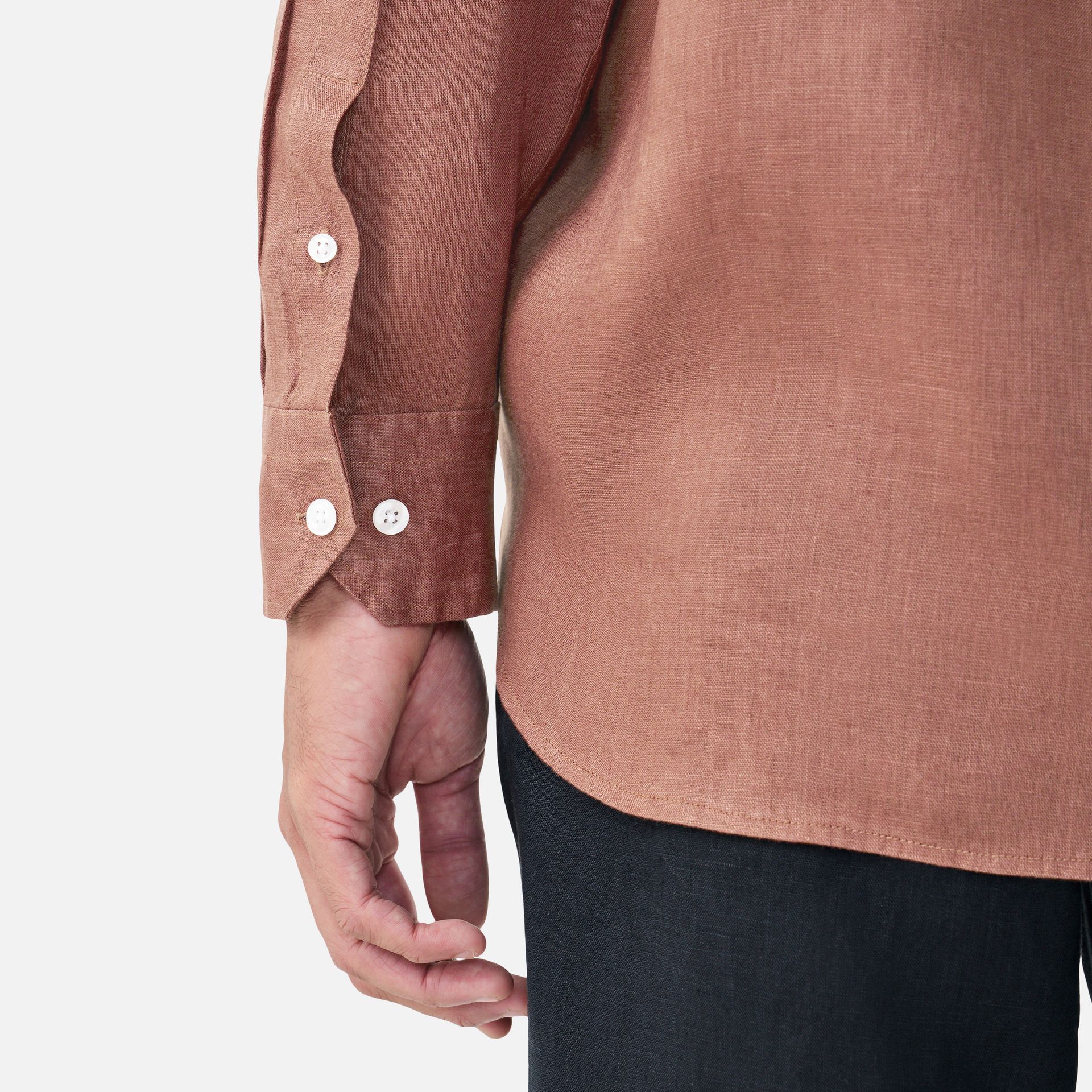 Camisa Linho Summer Canela