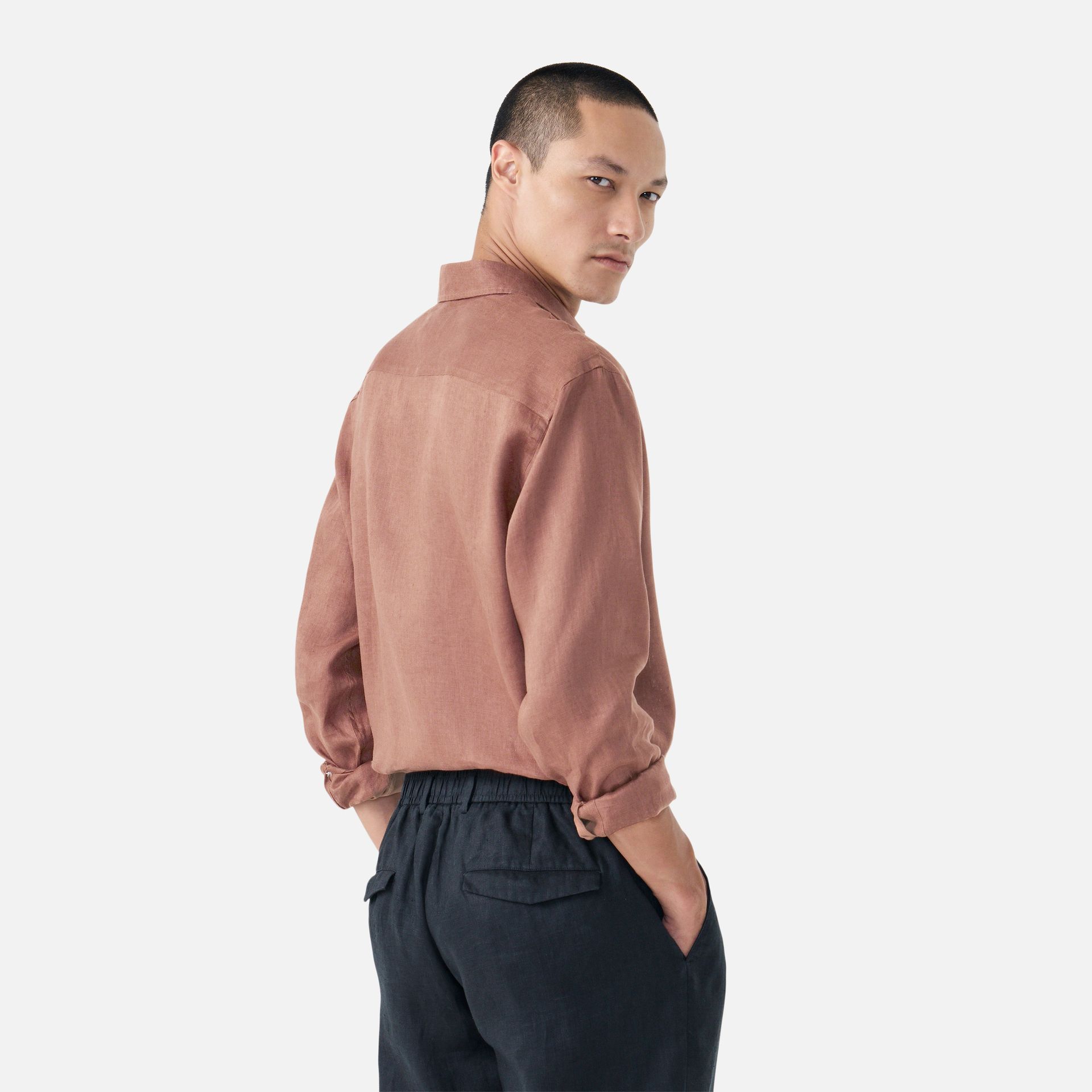 Camisa Linho Summer Canela