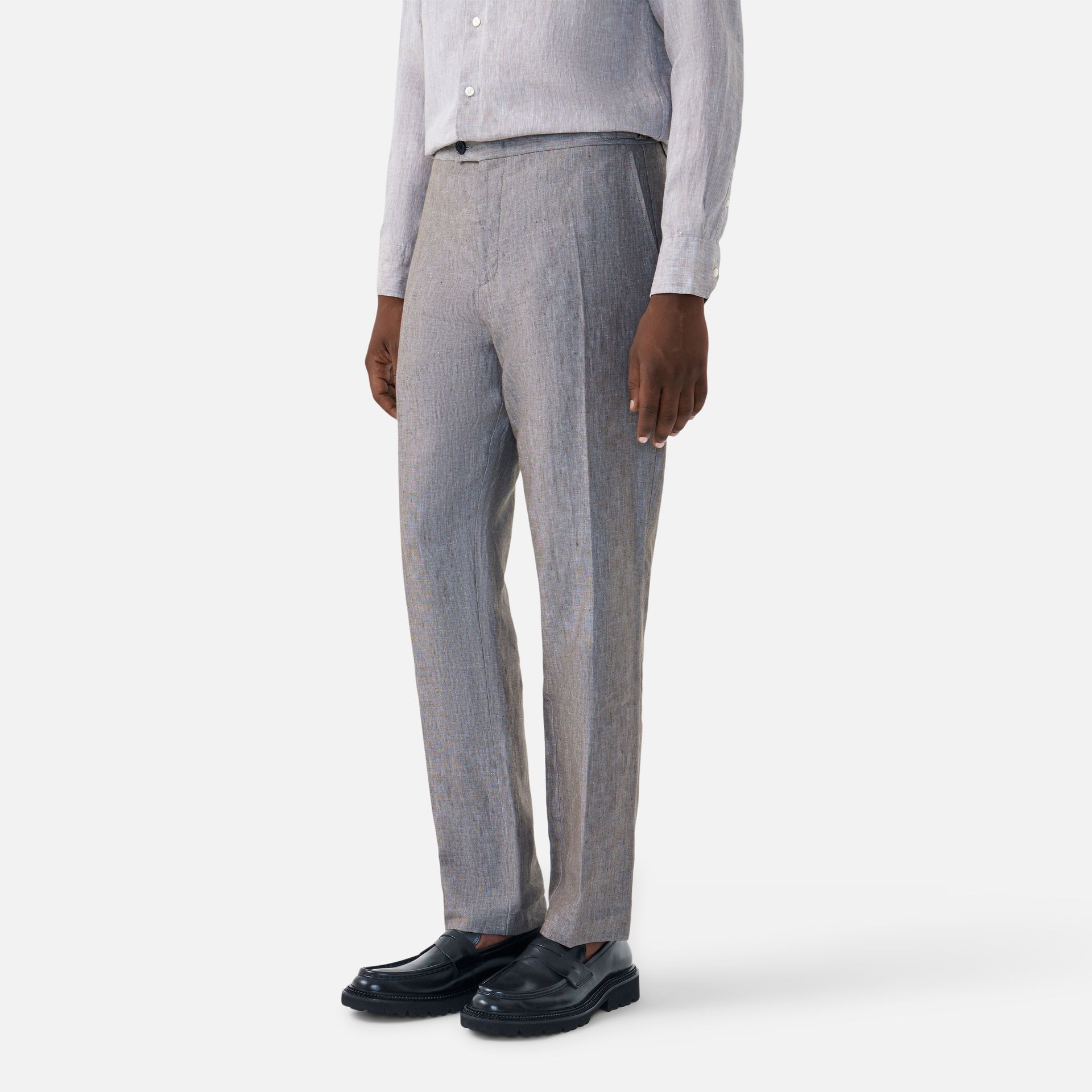 Calça Linho Logan Gris