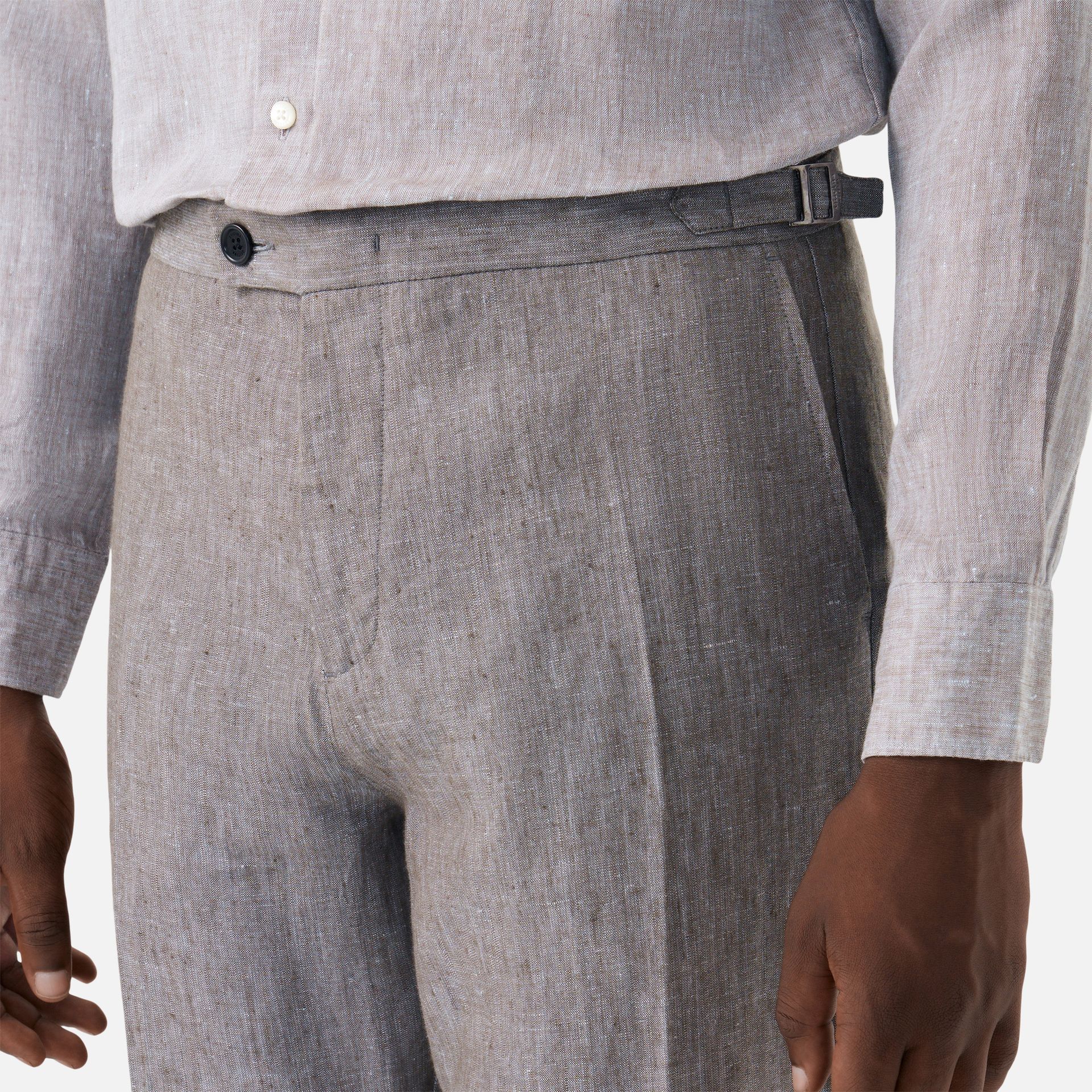 Calça Linho Logan Gris