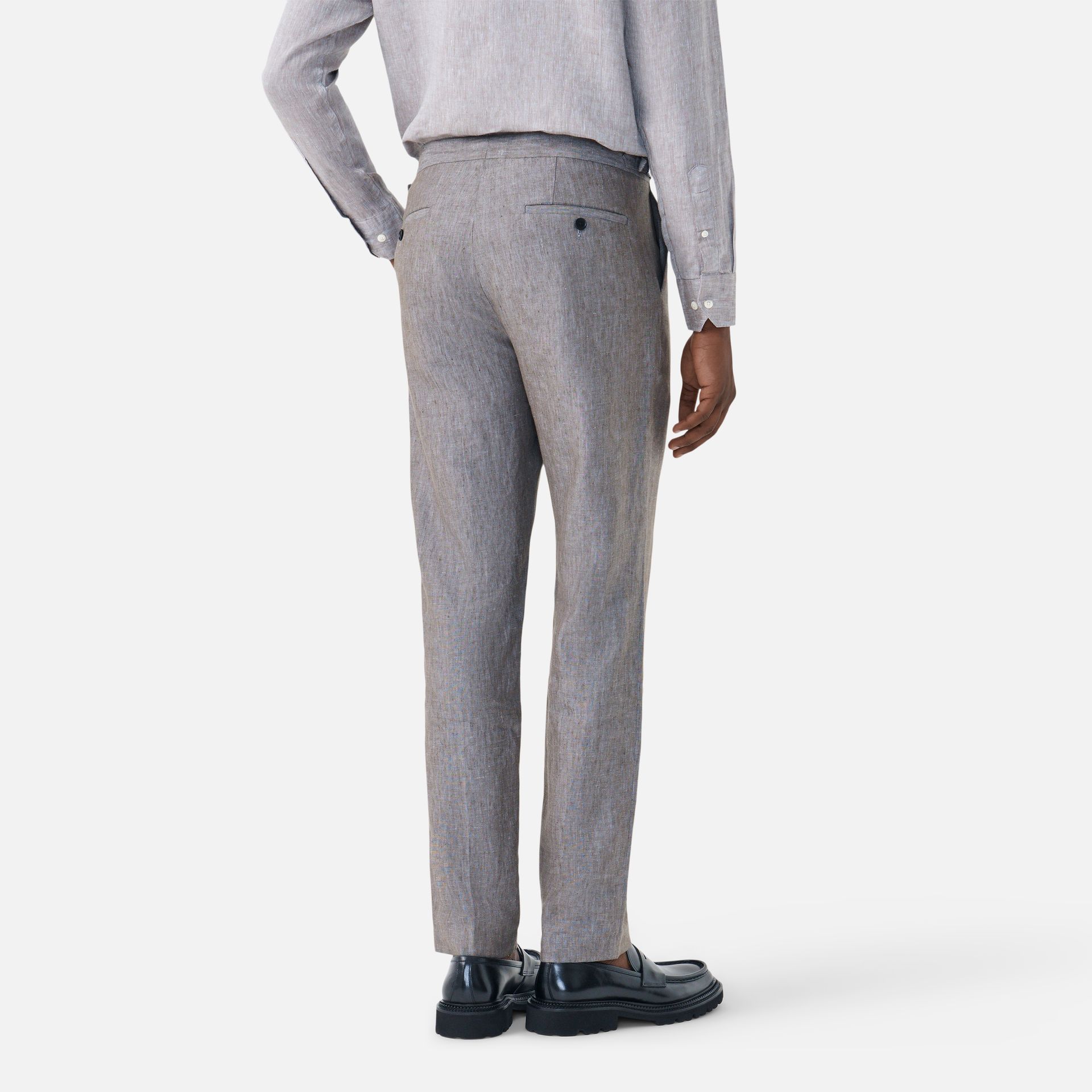 Calça Linho Logan Gris