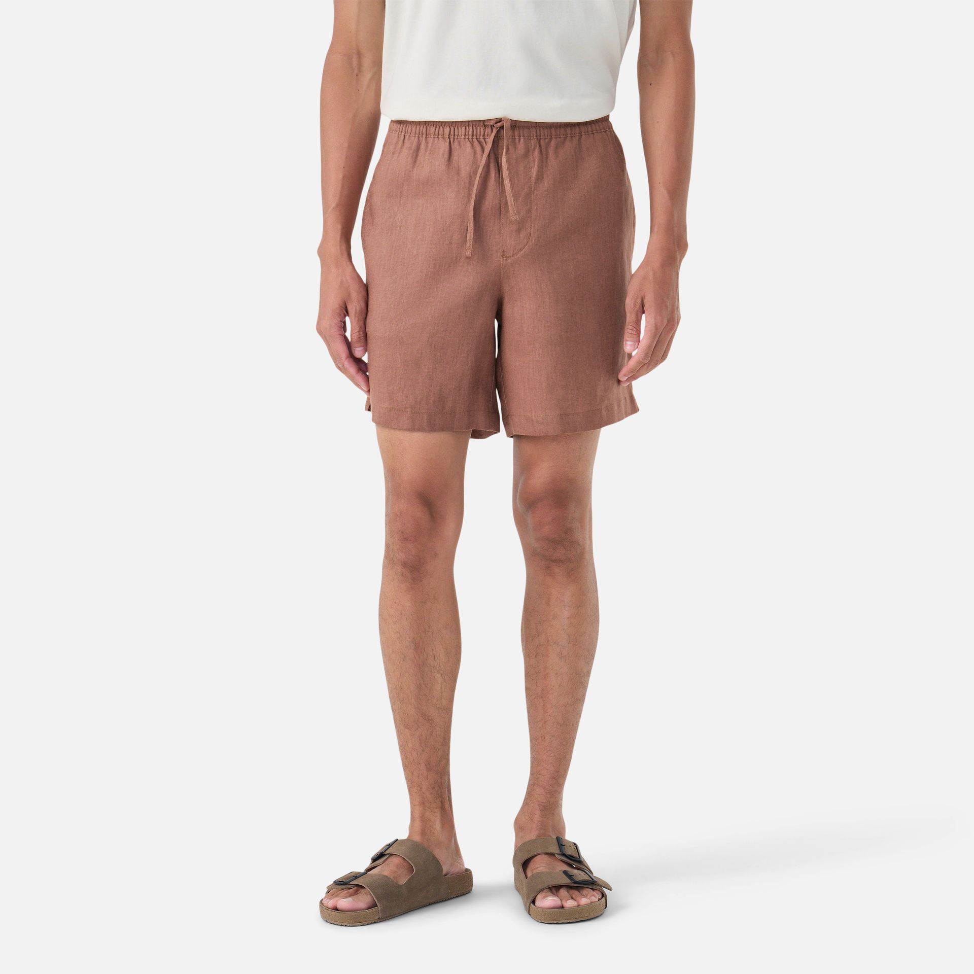 Short Linho Summer Canela