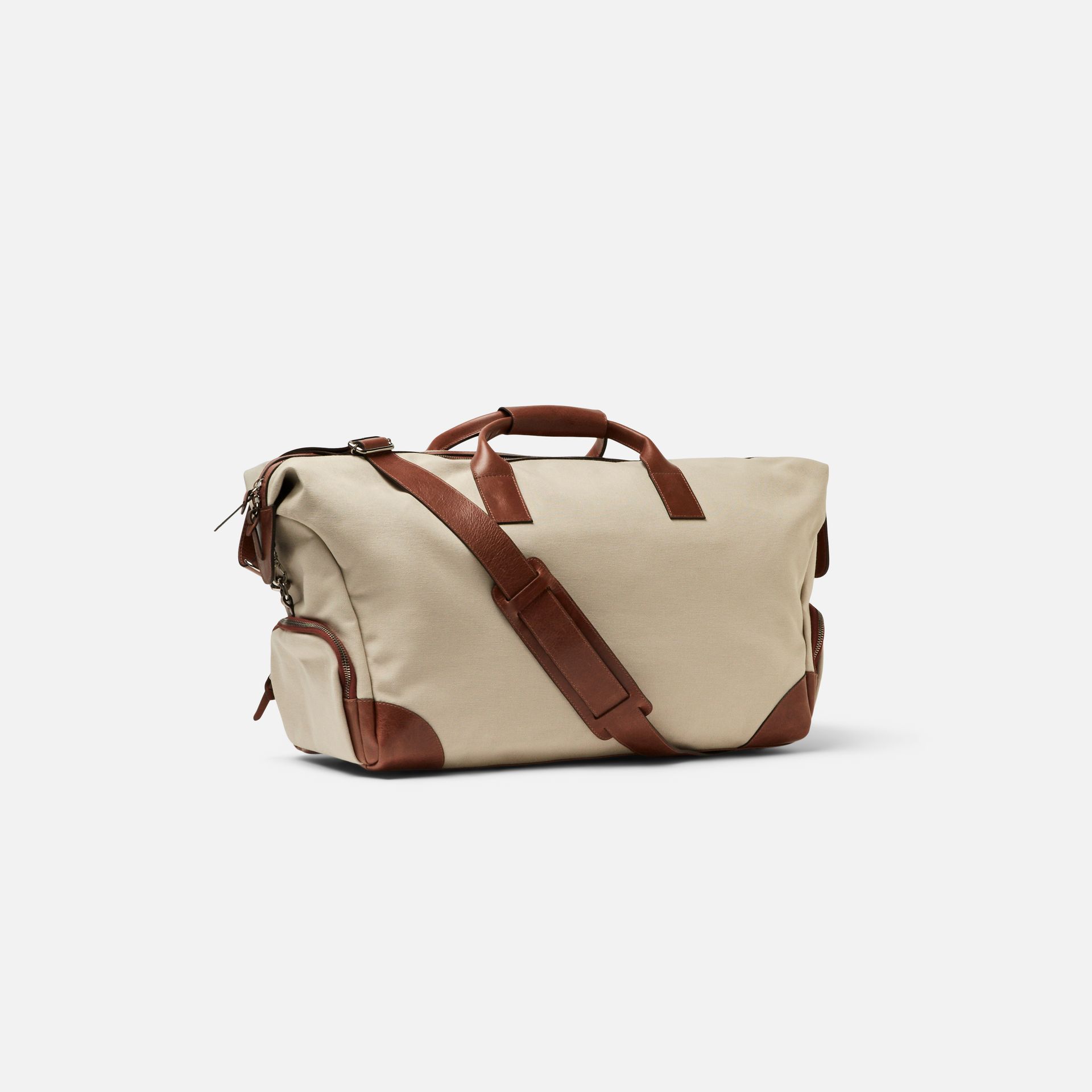 Mala de Mão Canvas Cru