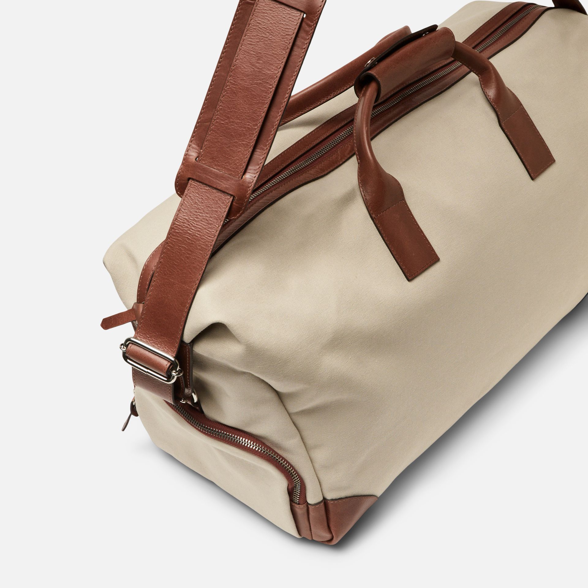 Mala de Mão Canvas Cru