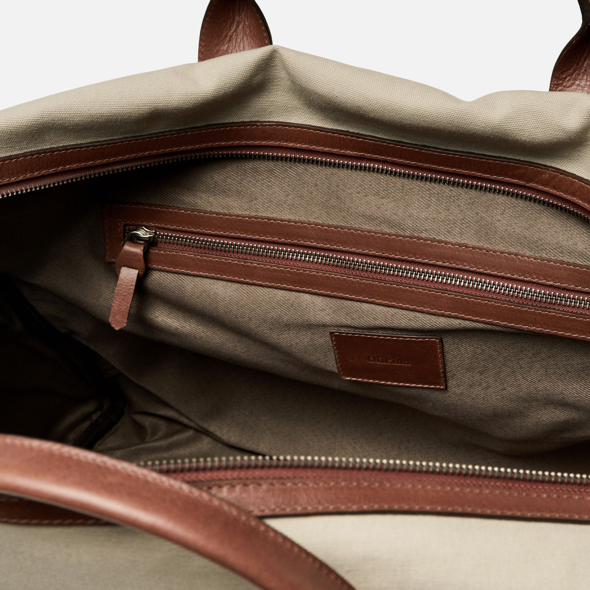 Mala de Mão Canvas Cru