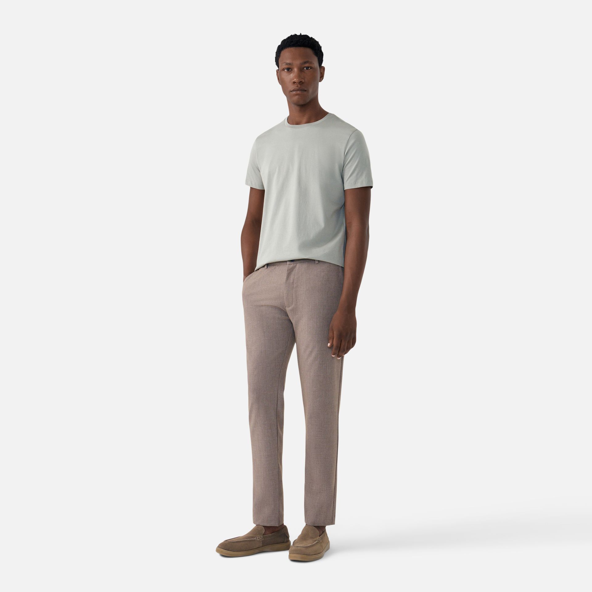 Camiseta Pima Leve Verde Menta