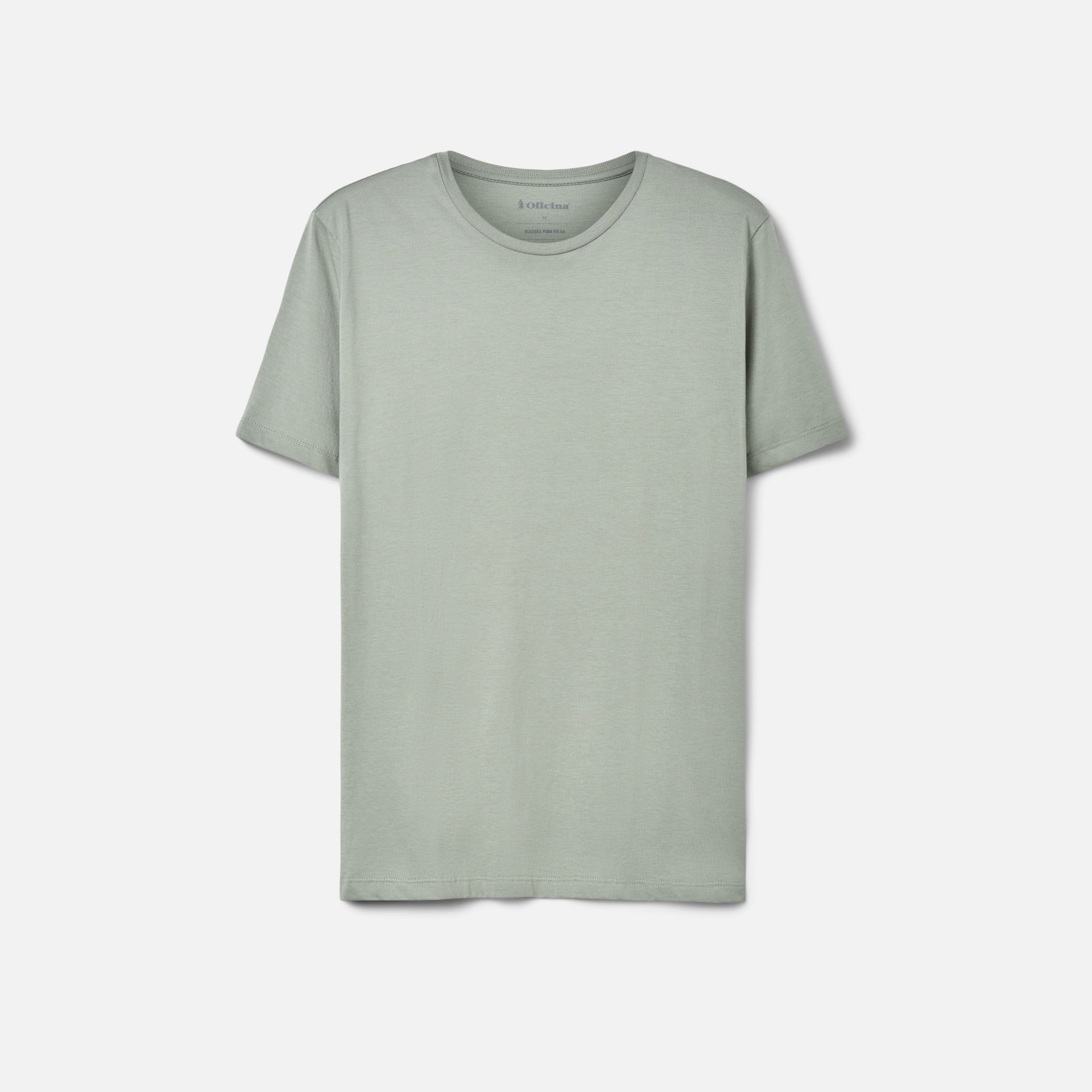 Camiseta Pima Leve Verde Menta