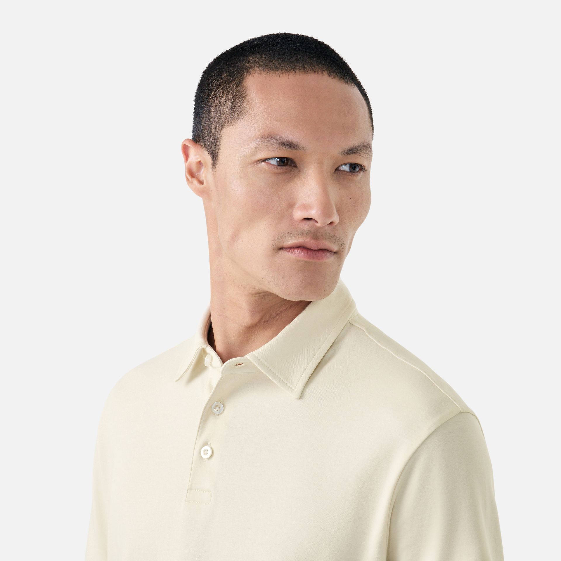 Polo Pima Malha Premium Areia