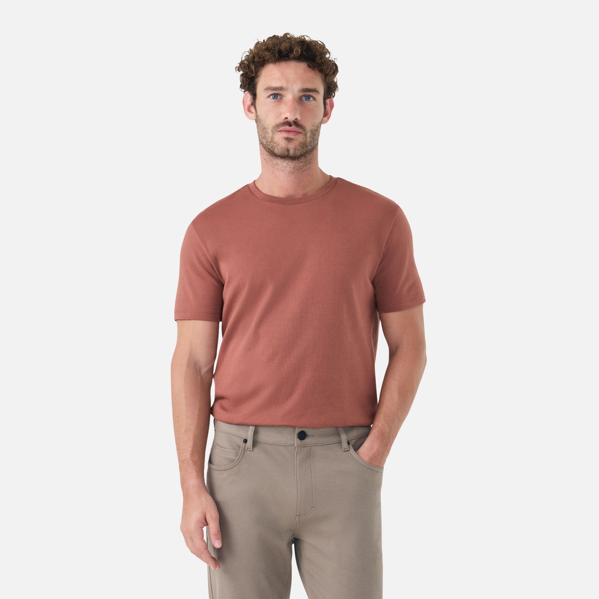 Camiseta Pima Premium Canela