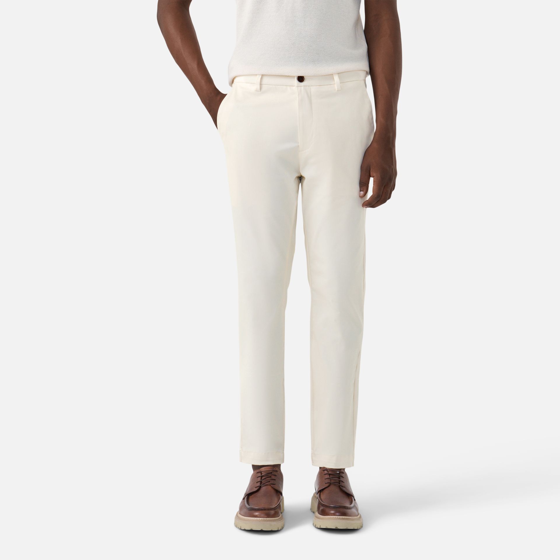 Calça Chino Areia Media 1