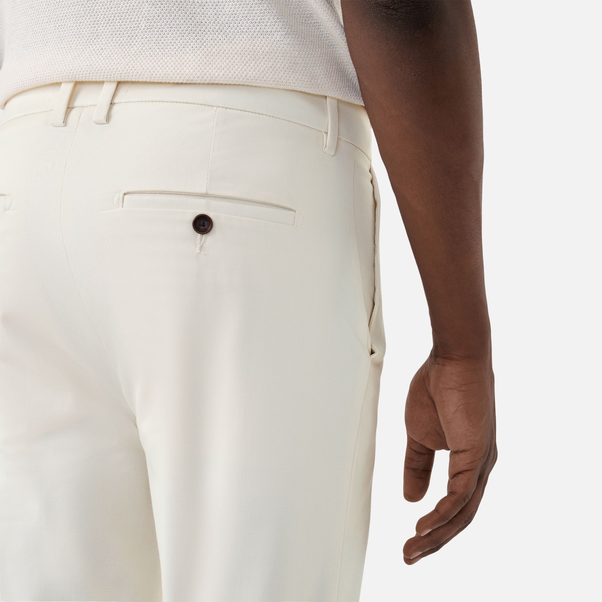 Calça Chino Areia Media 3