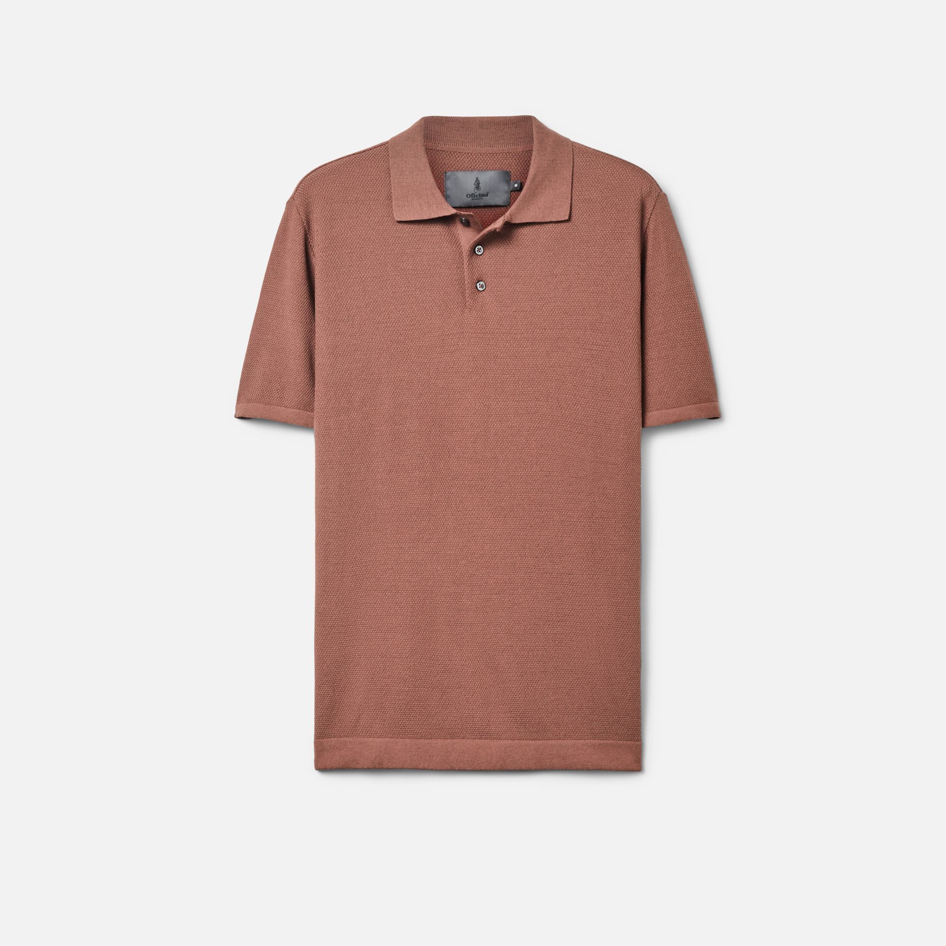 Polo Tricot Pinpoint Canela