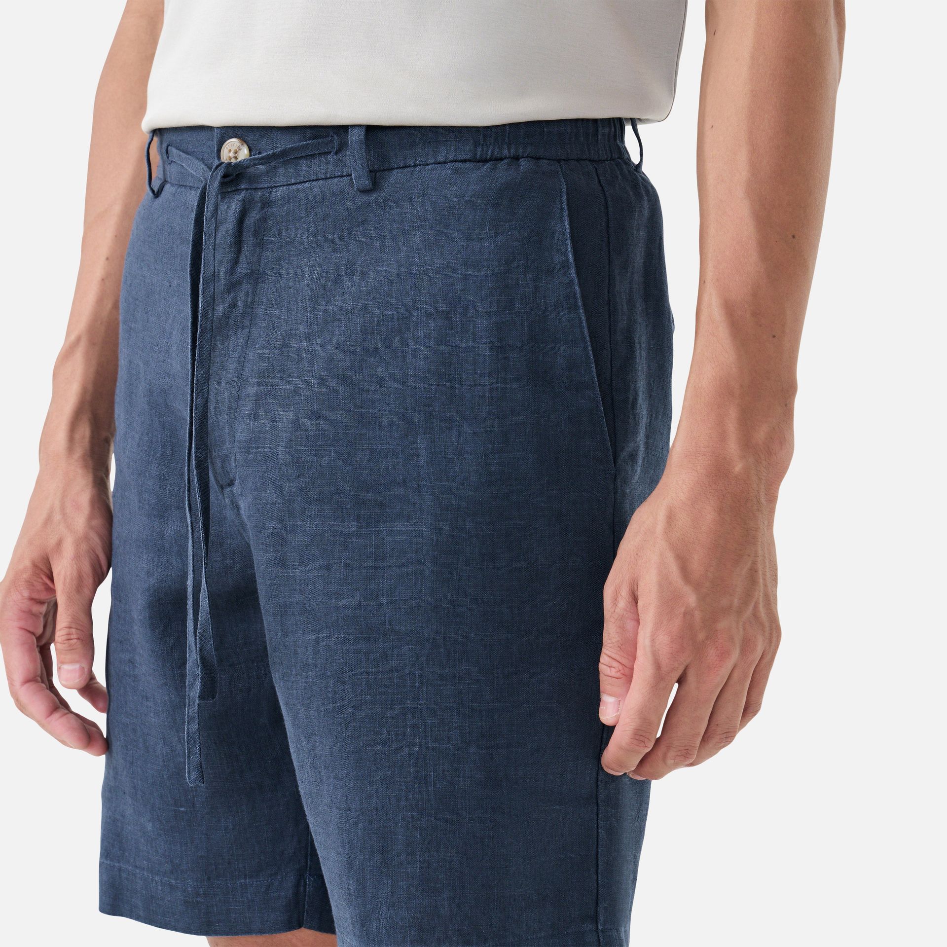 Bermuda Cânhamo Santorini Azul Marinho