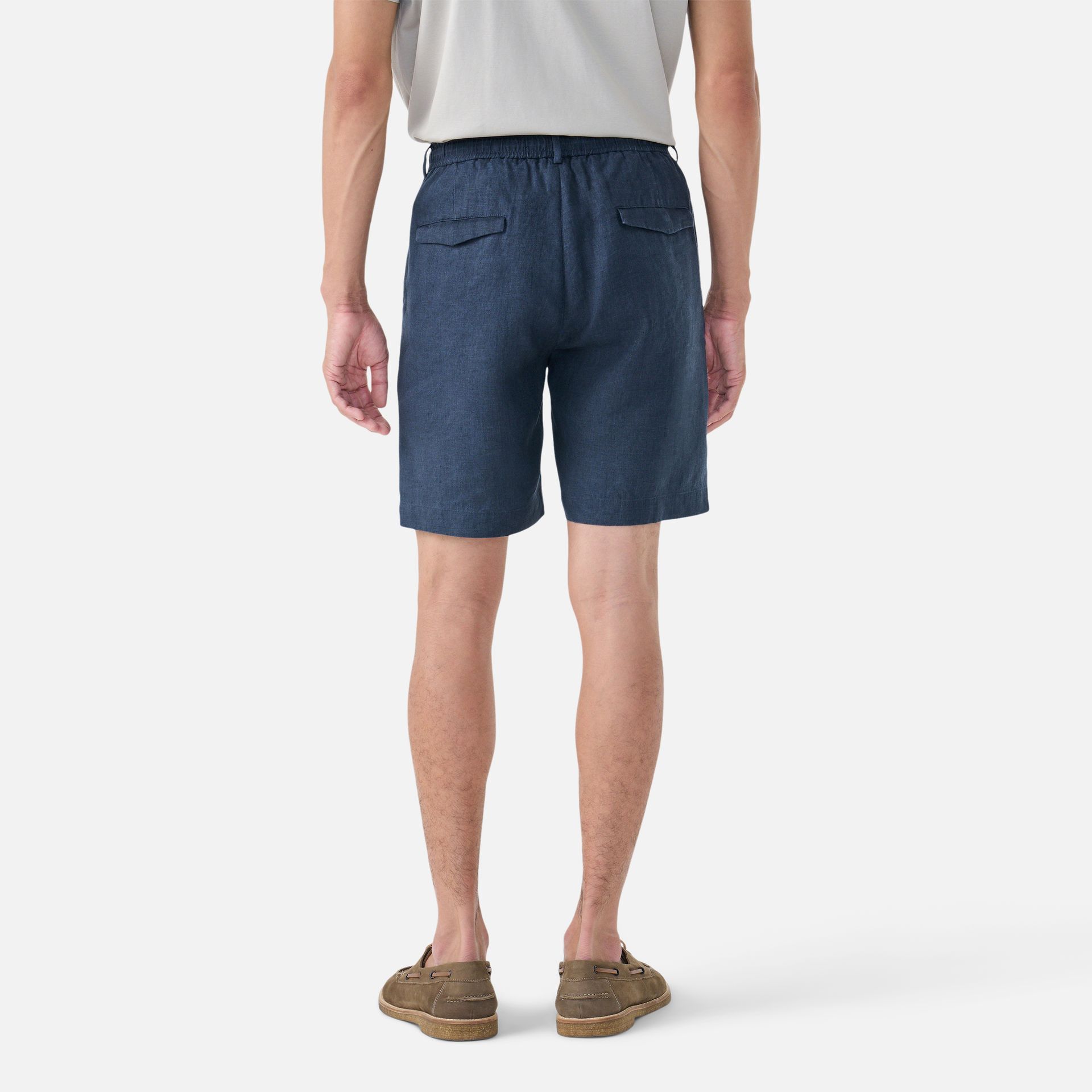 Bermuda Cânhamo Santorini Azul Marinho