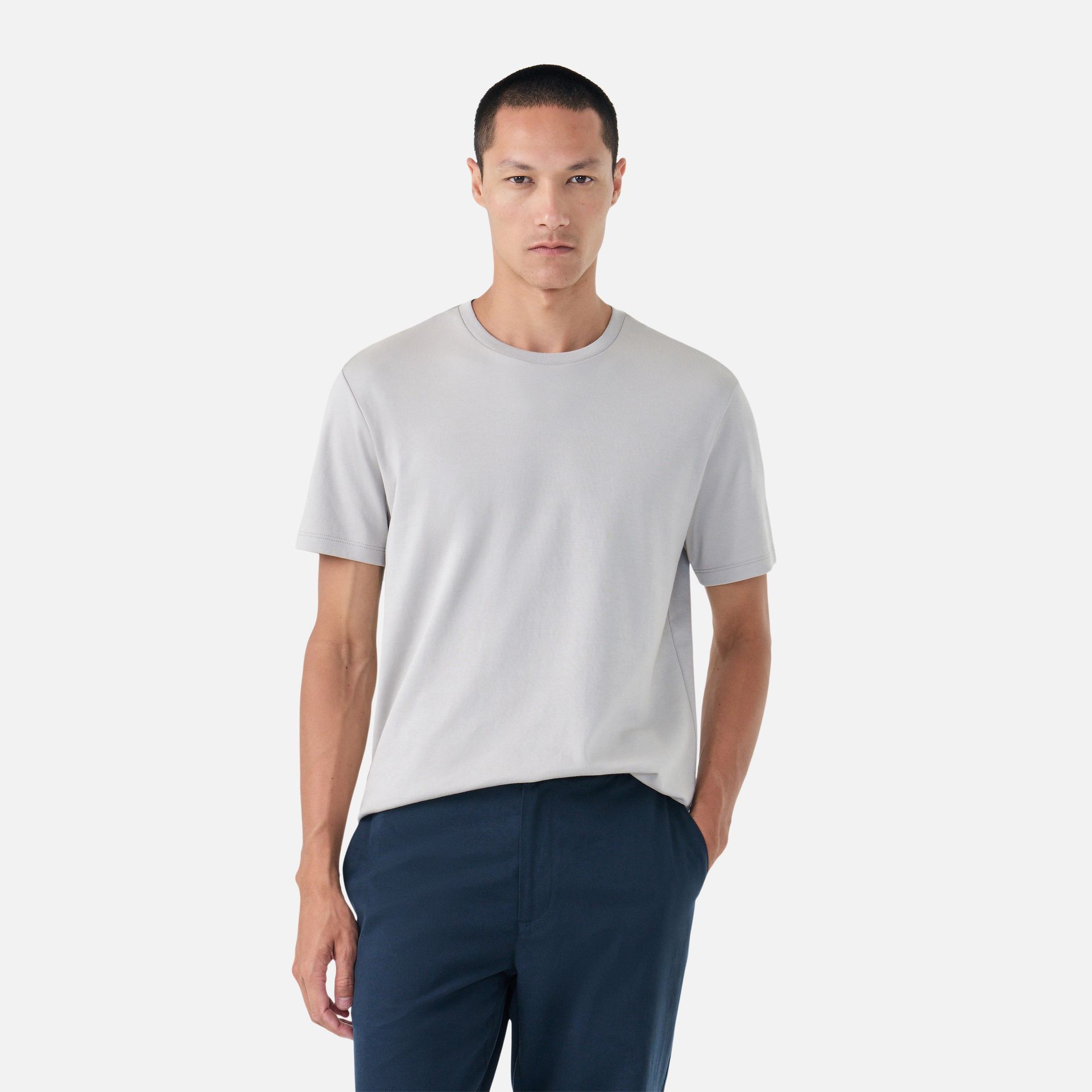 Camiseta Pima Premium Cinza