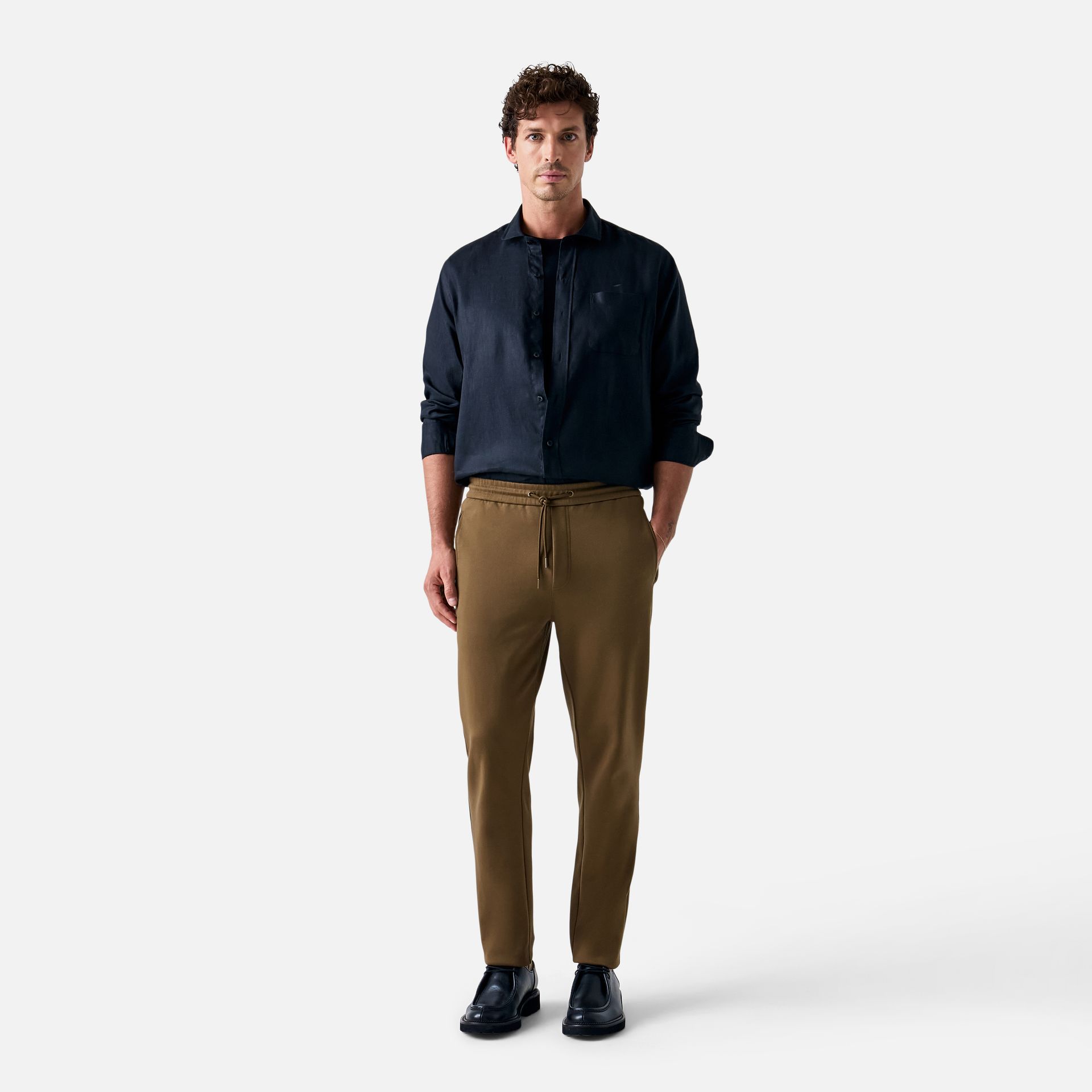 Camisa Linho Summer Preta