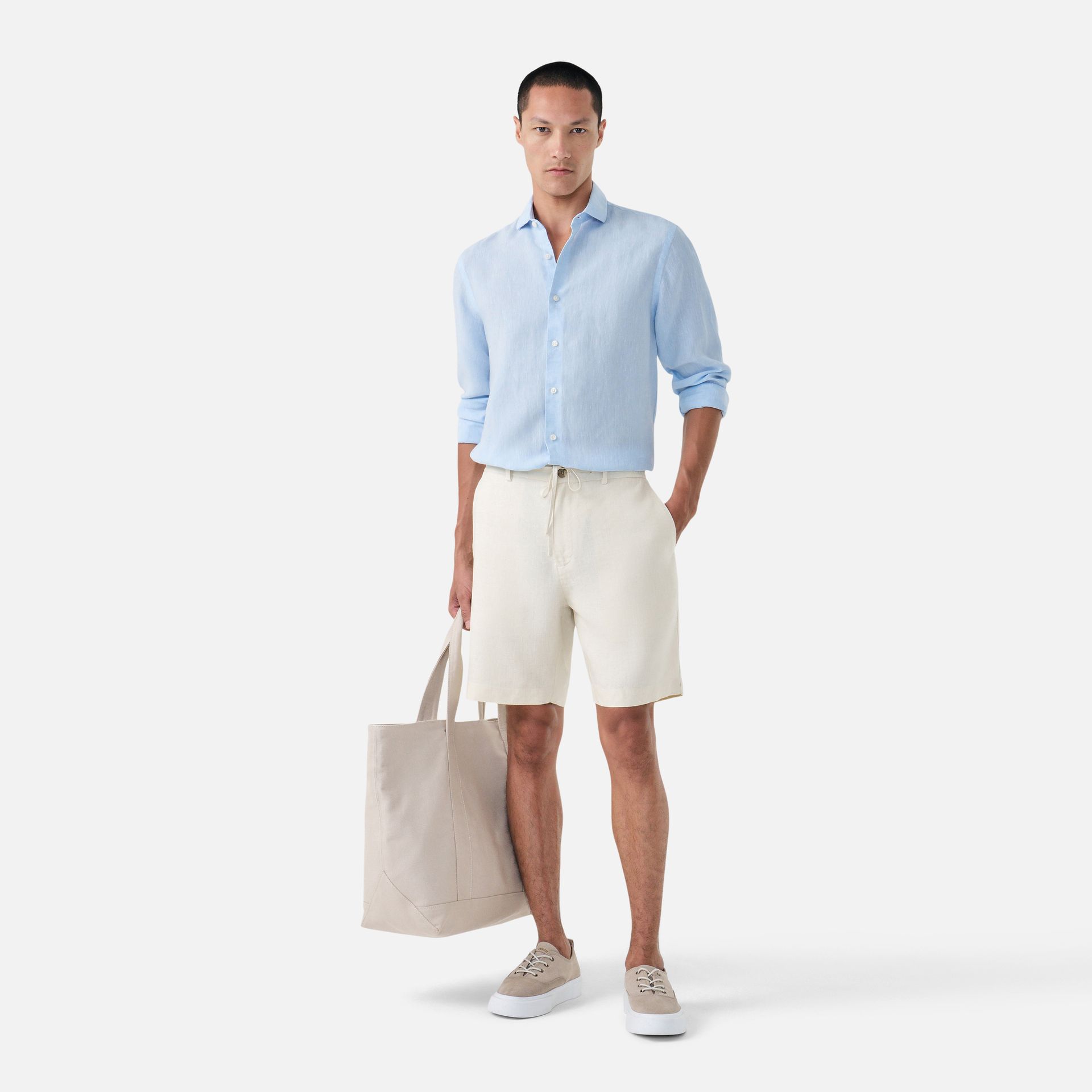 Bermuda Cânhamo Santorini Ecru