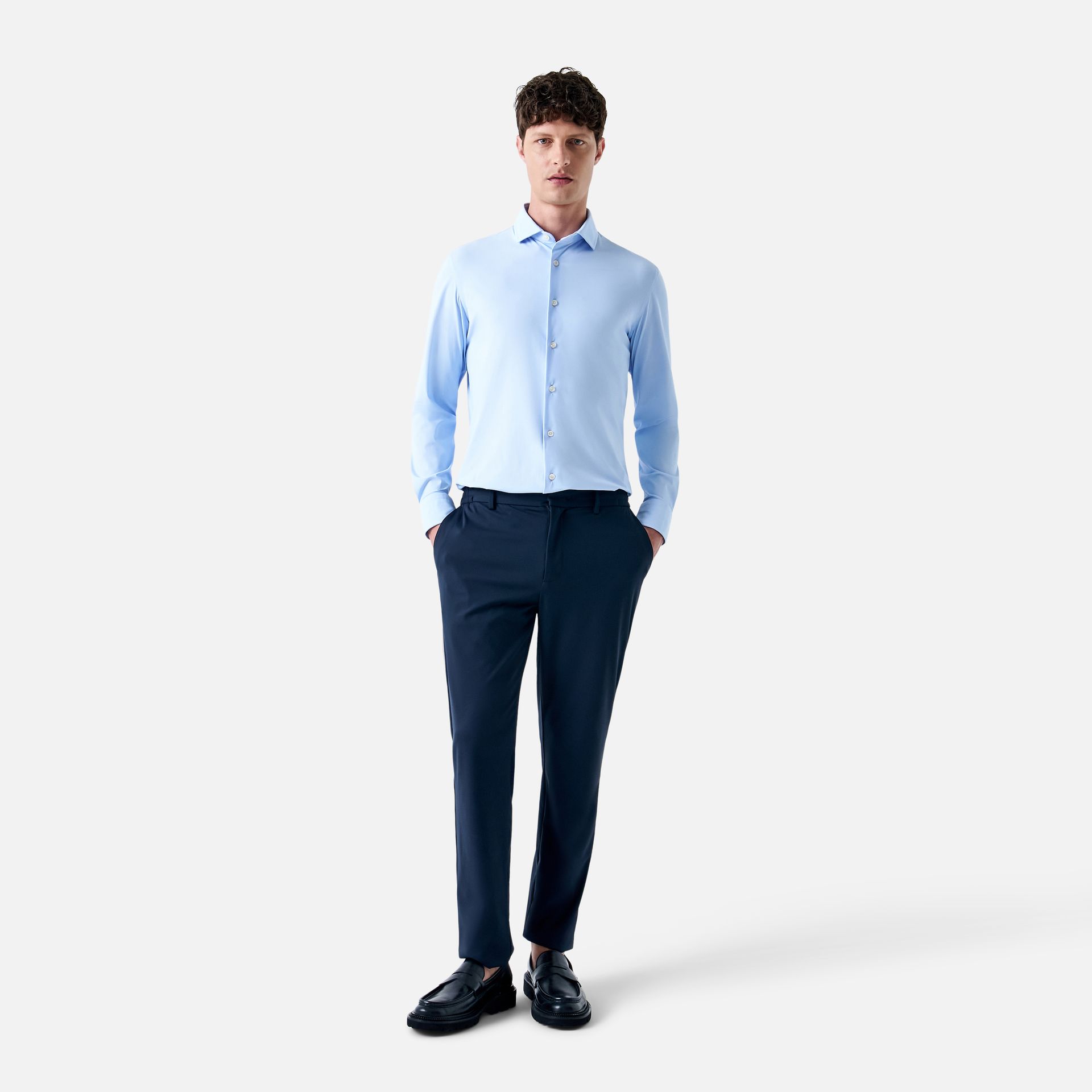 Camisa Move Azul Claro Media 5