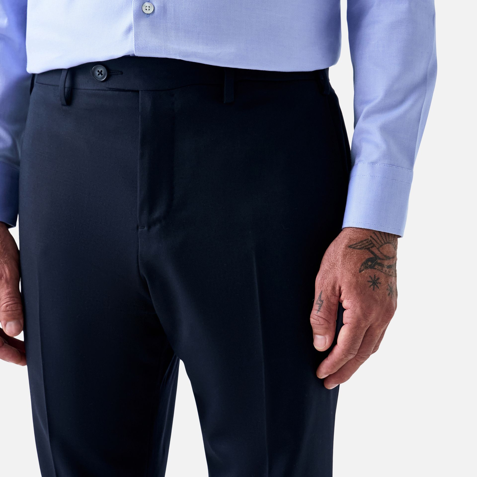 Calça Lã Fria Azul Marinho