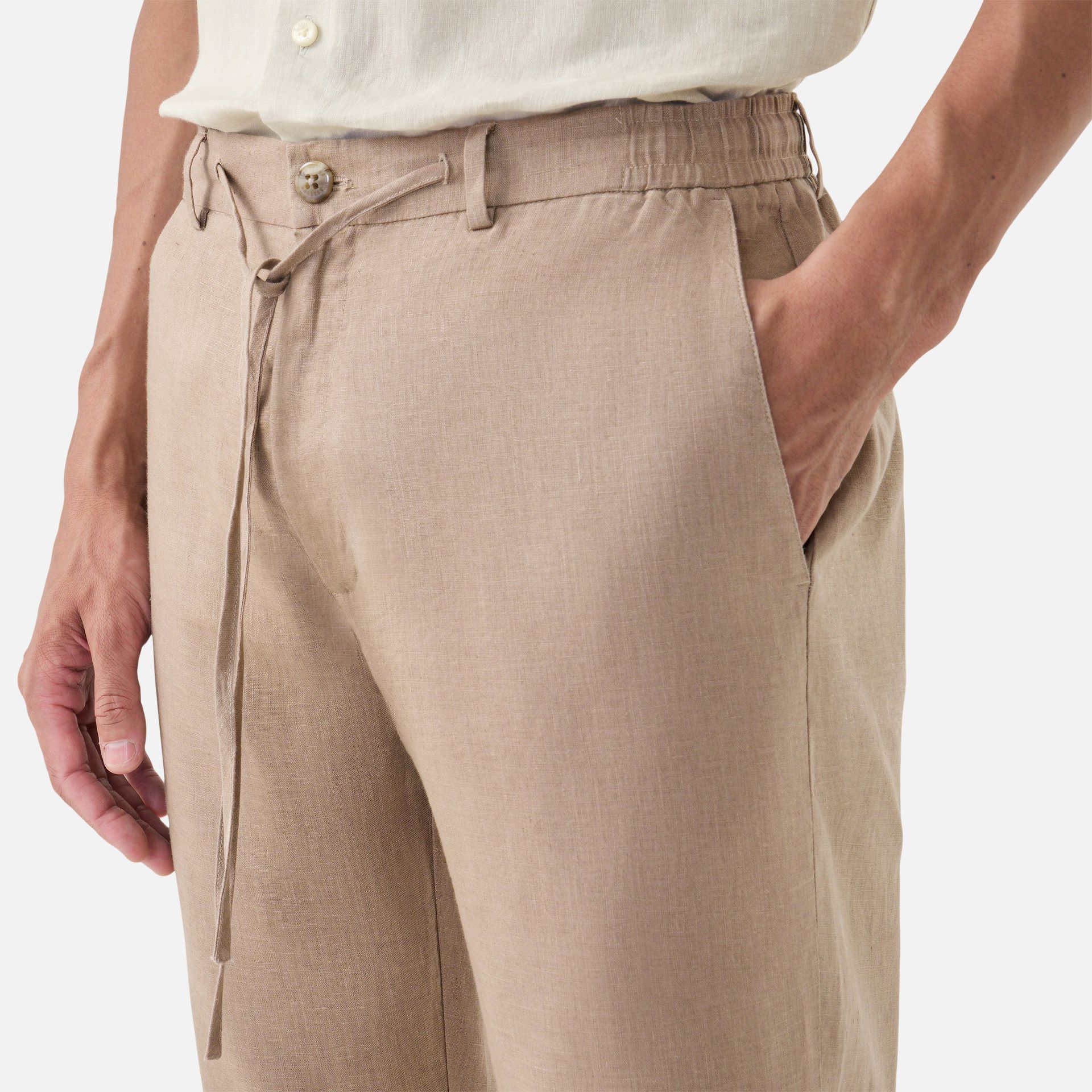 Calça Cânhamo Santorini Tabaco