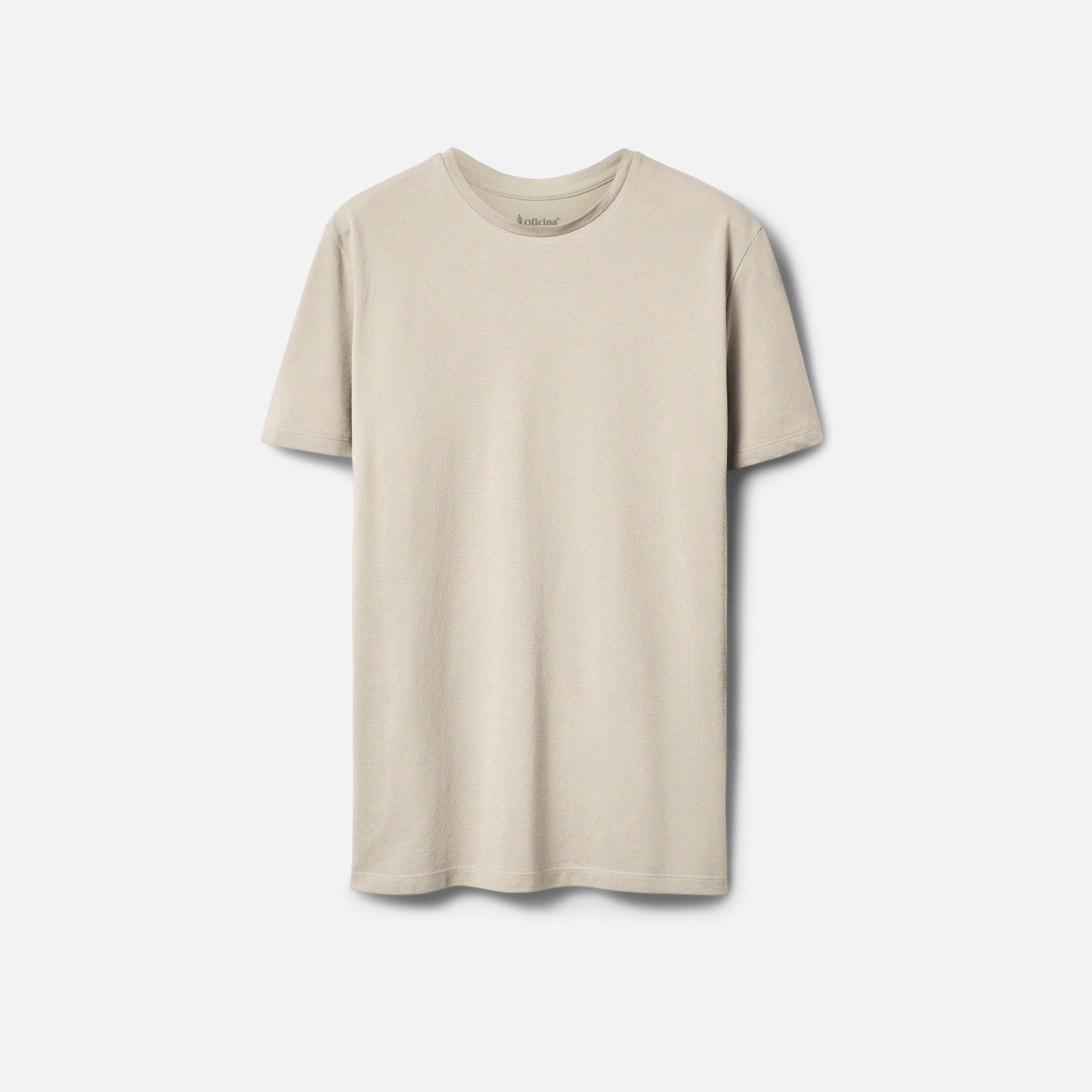 Camiseta Pima Piquet Ecru