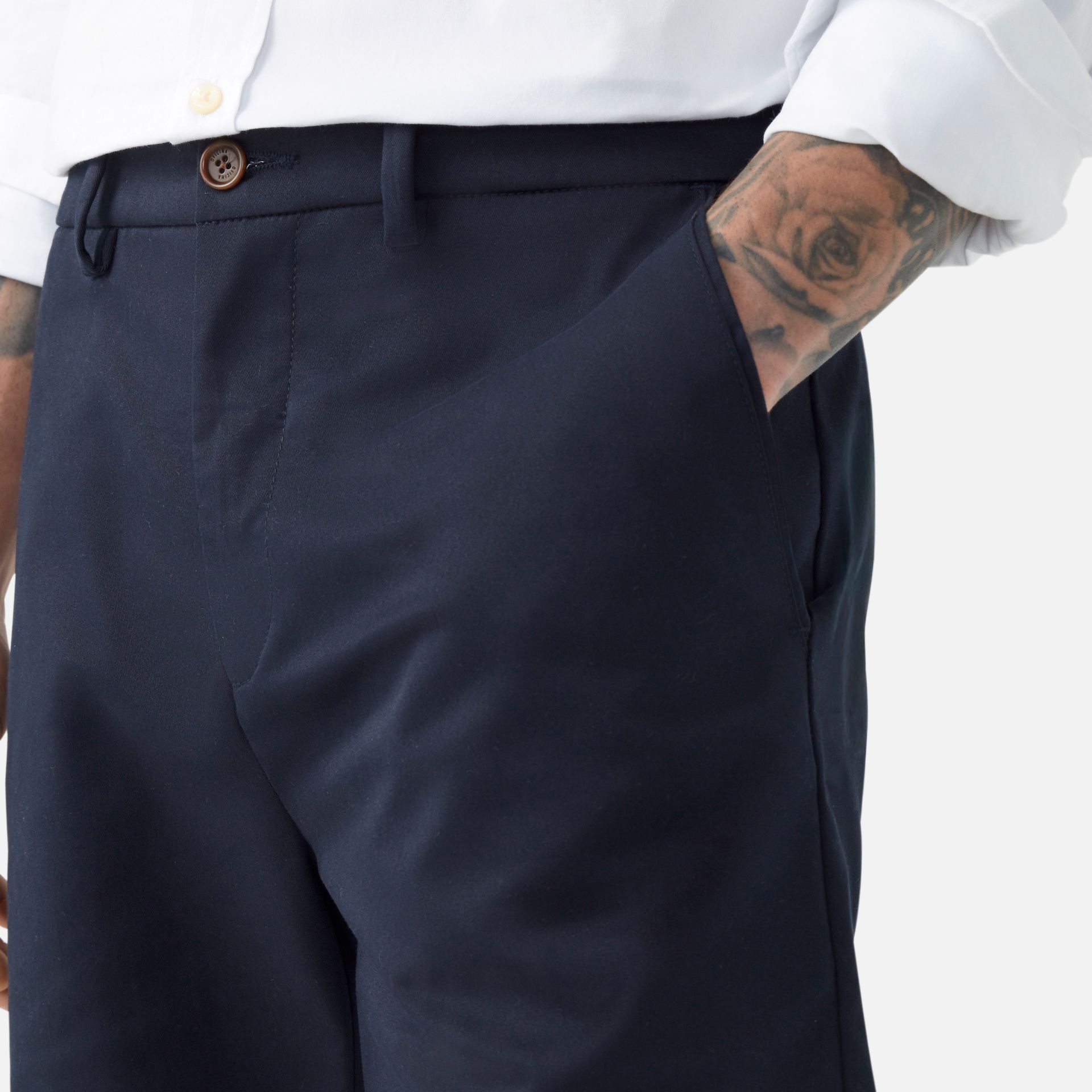 Bermuda Chino Azul Marinho