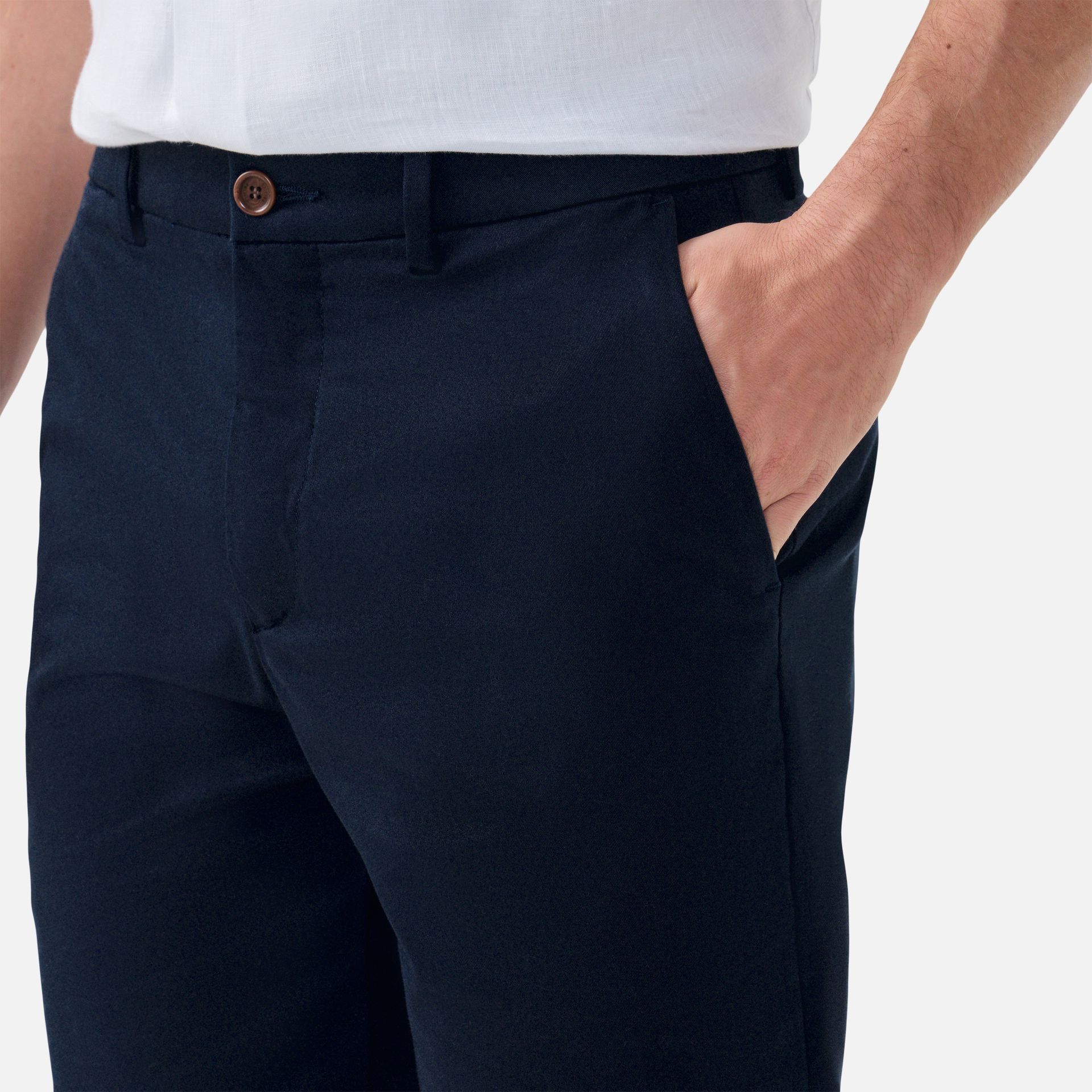 Bermuda Chino Azul Marinho