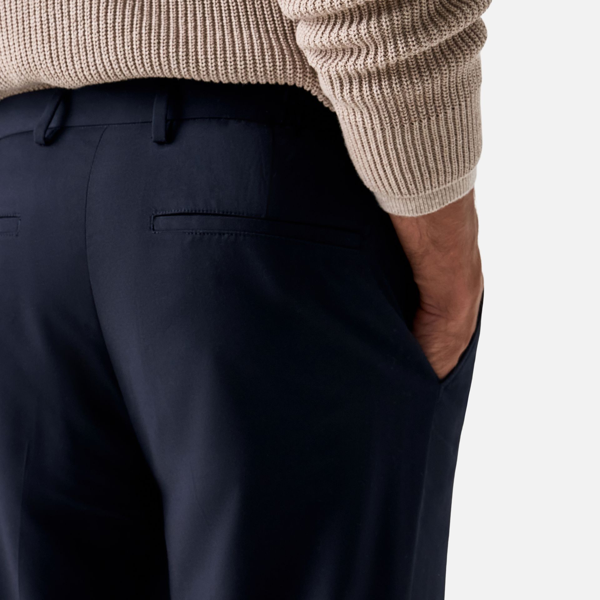 Calça Elástico Lã Preta