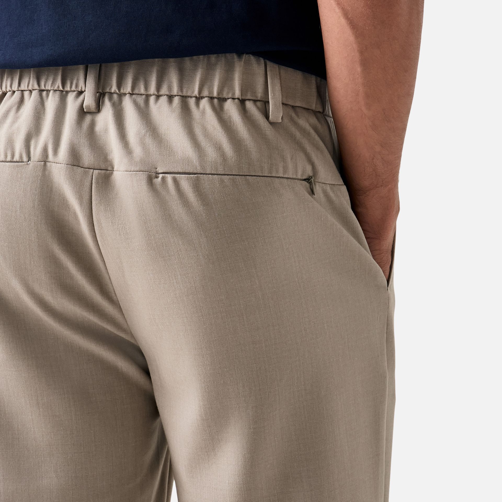 Calça Maleável Khaki Claro Media 3