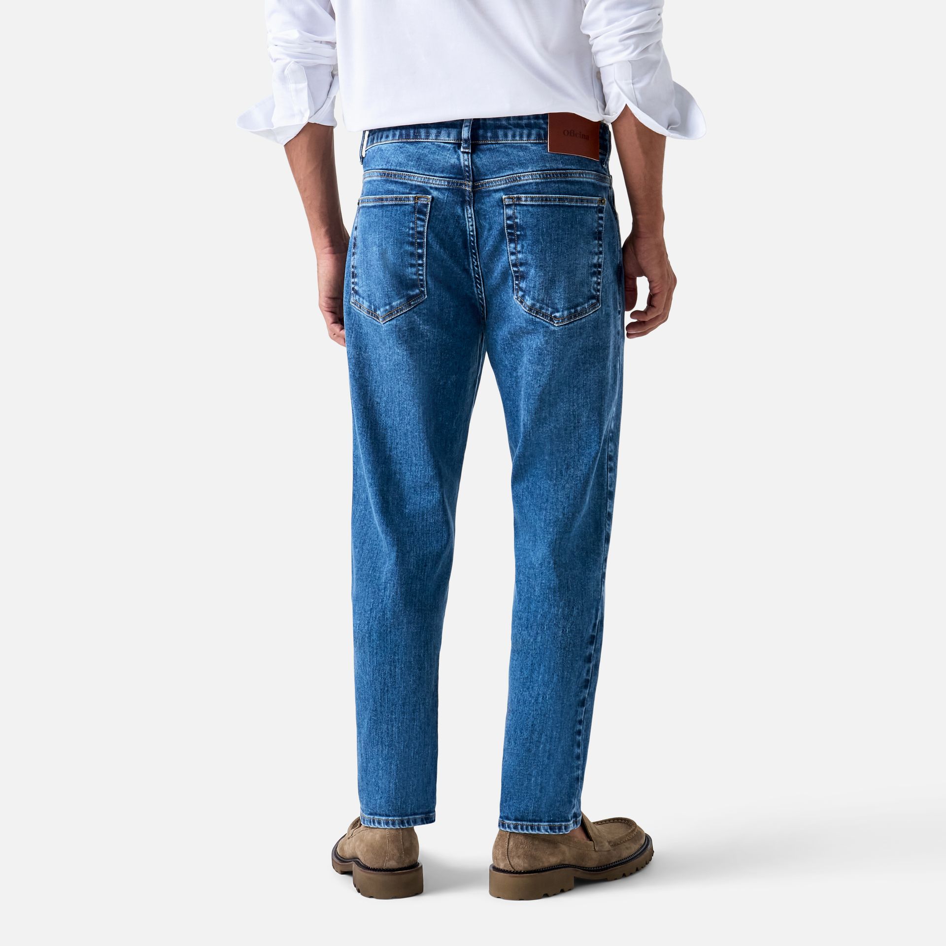 Calça Jeans Slim Olivier Azul Claro Media 4