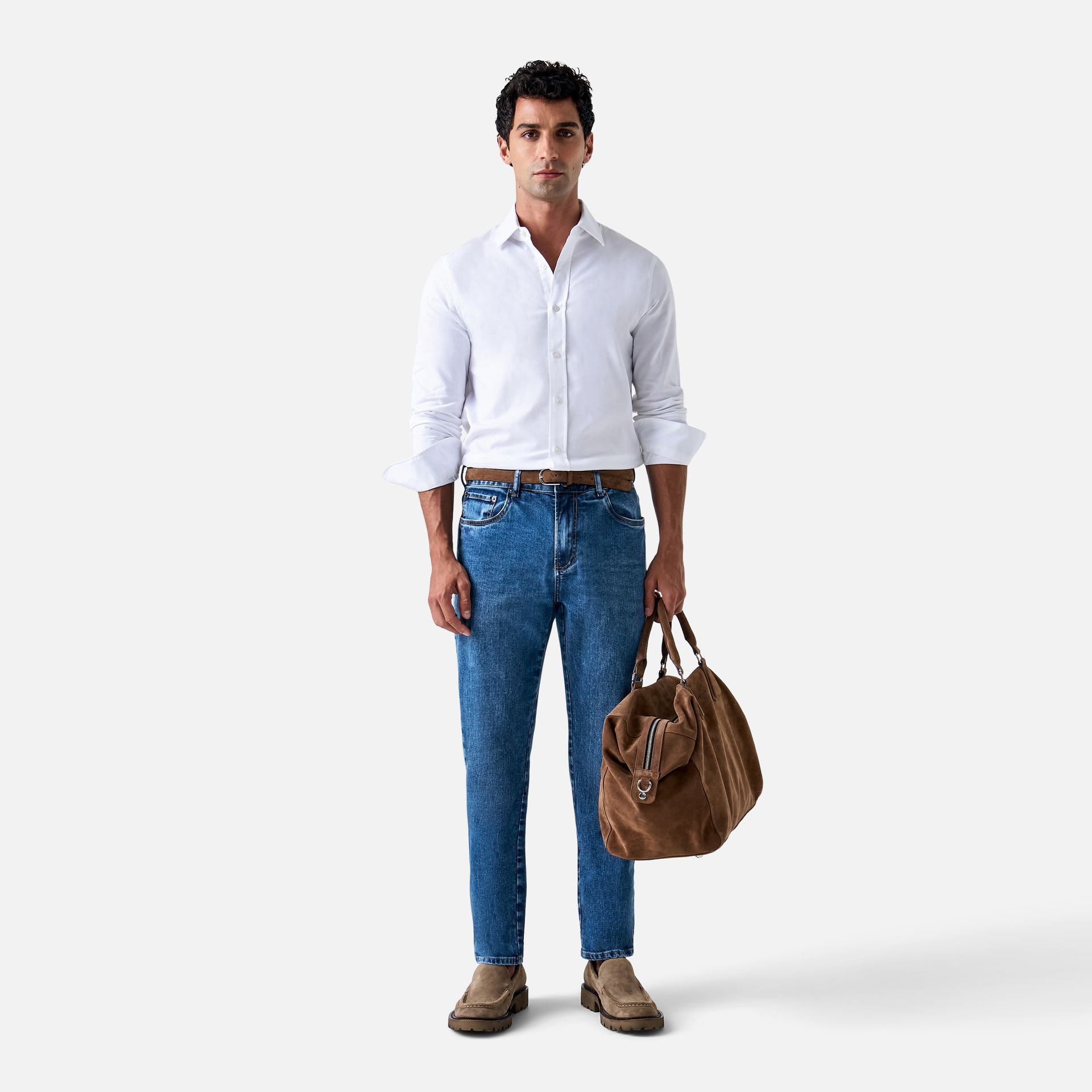 Calça Jeans Slim Olivier Azul Claro Media 5