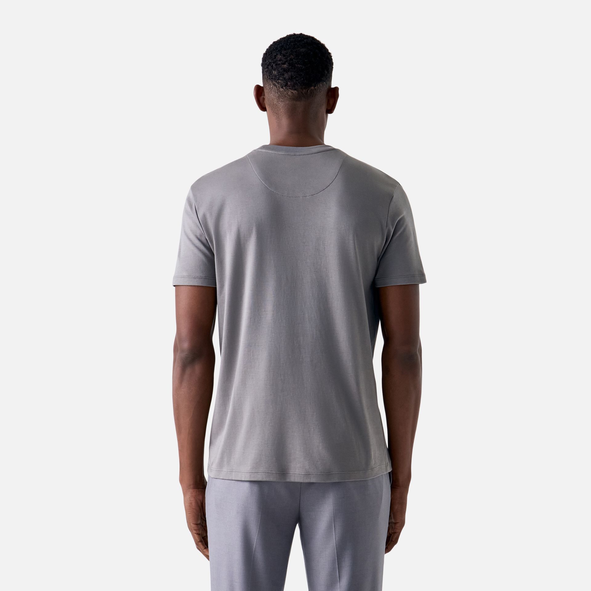 Camiseta Pima Premium Cinza