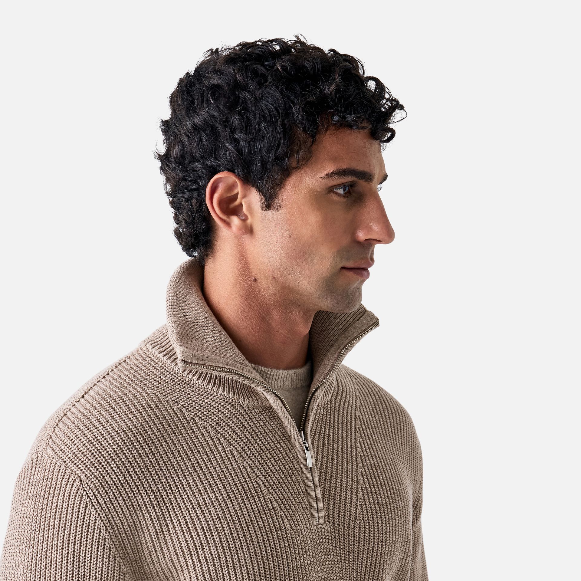 Suéter Tricot Mariner Khaki Media 2