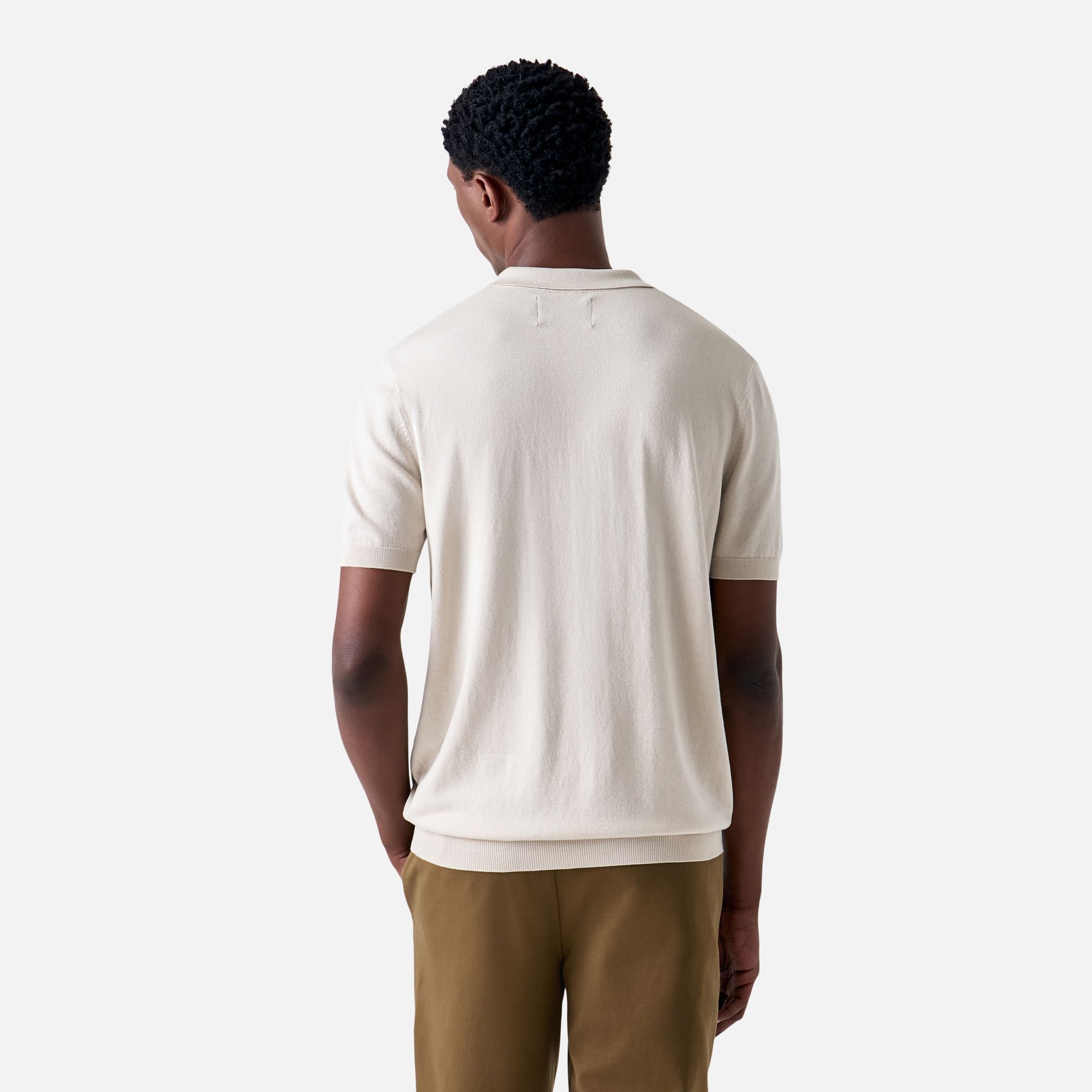 Polo Tricot Tencel Aveia