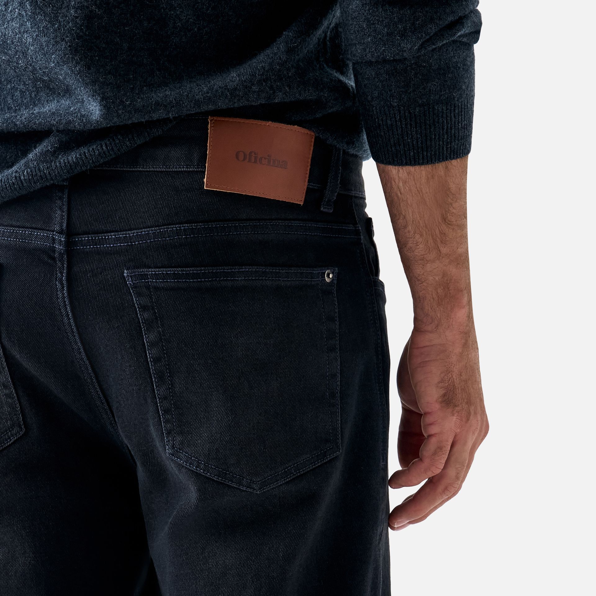 Calça Jeans Tapered Black Off Black