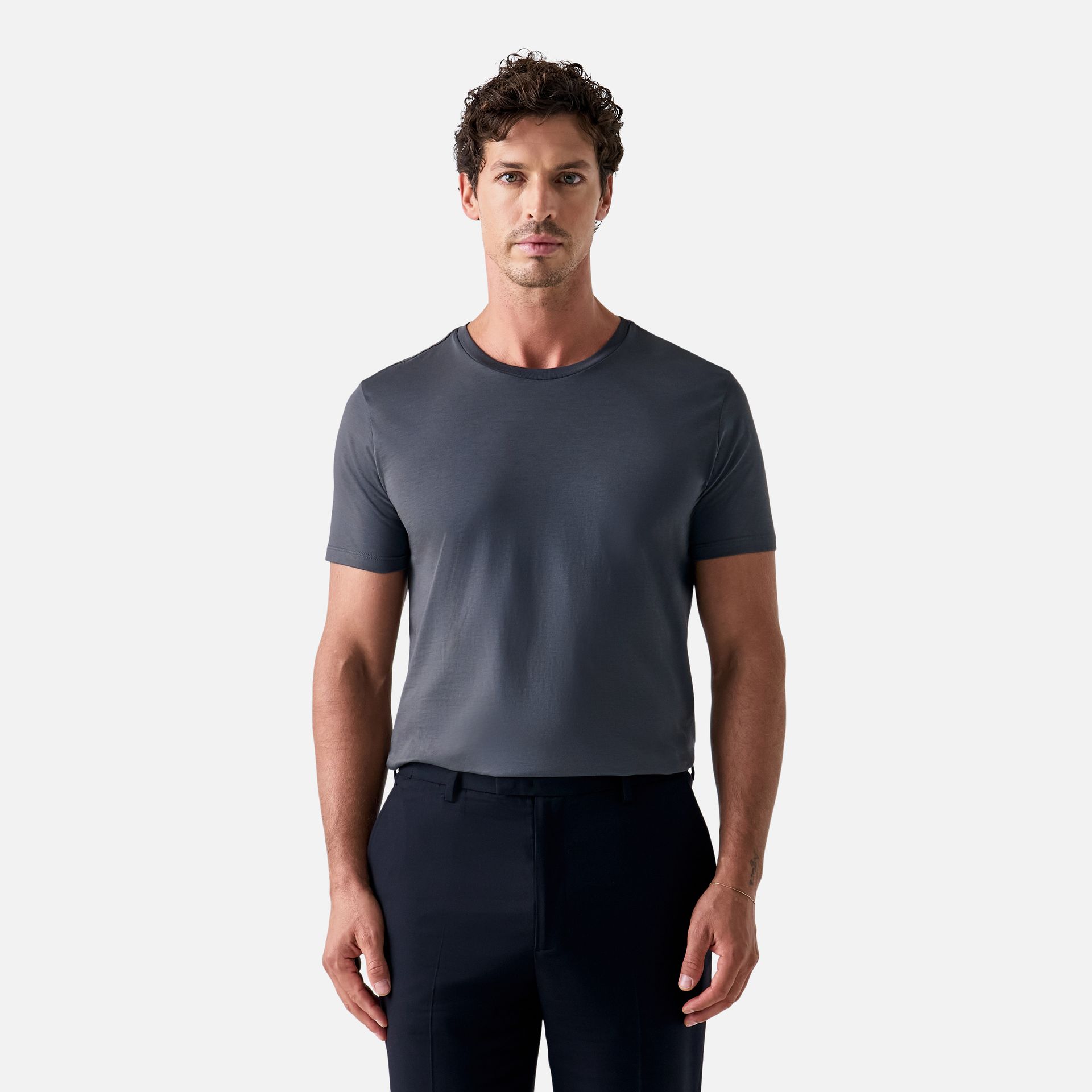 Camiseta Pima Leve Grafite