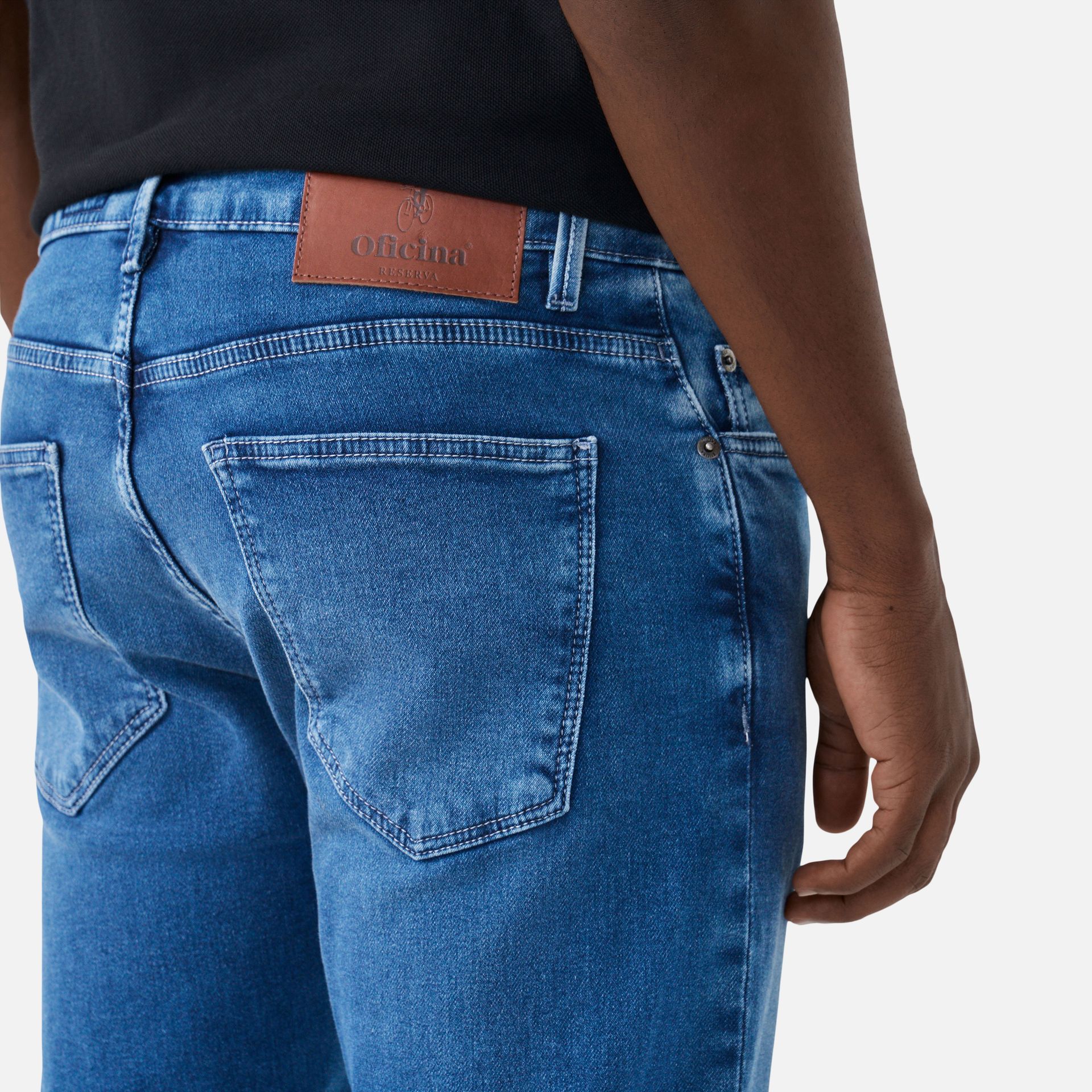 Calça Jeans Moletom Thumbnail 4