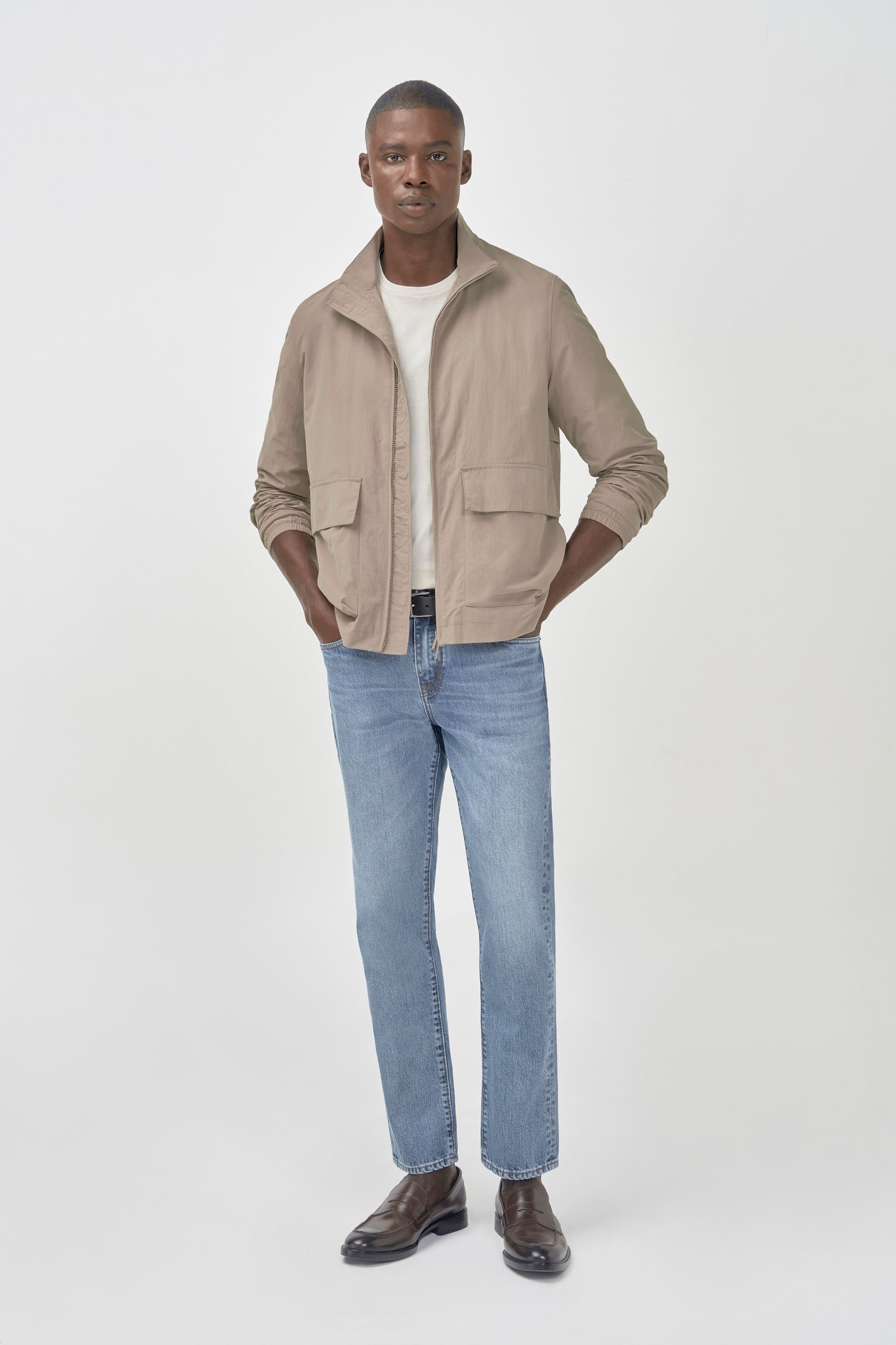 Calça Jeans Regular Azul Clara