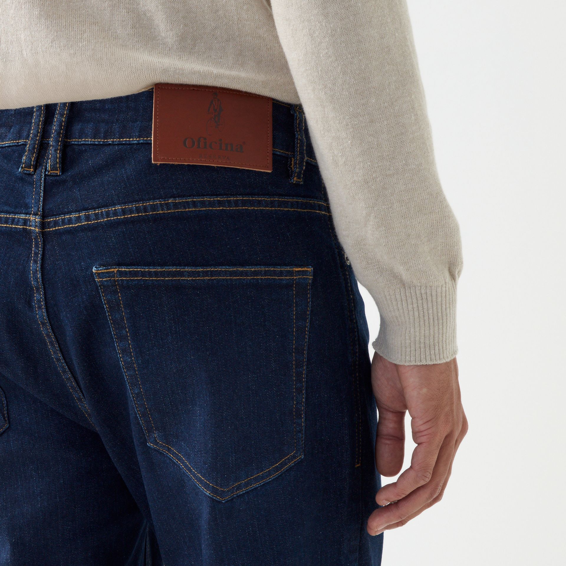 Calça Jeans Regular Raw Indigo