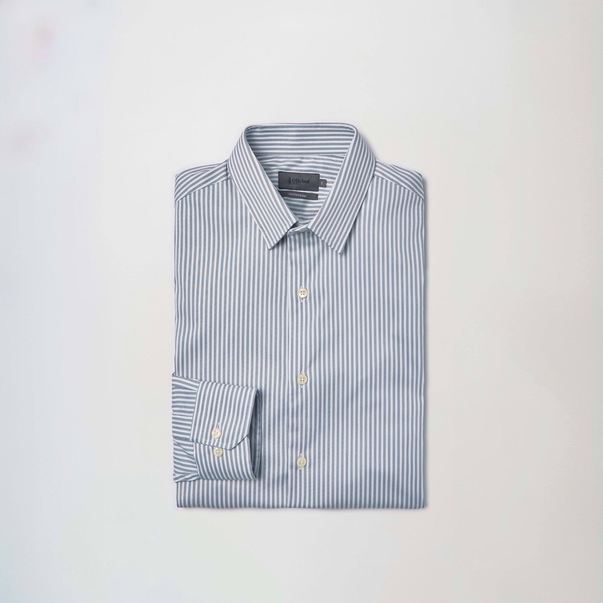 Camisa Paris Branca e Grafite