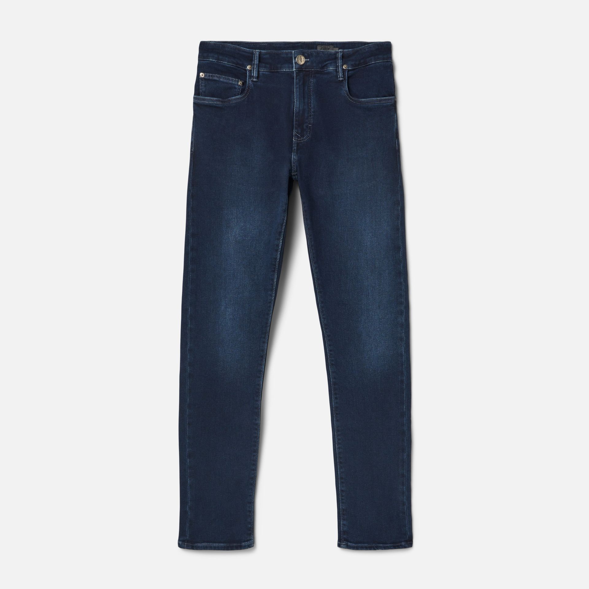 Calça Jeans Moletom Azul Indigo
