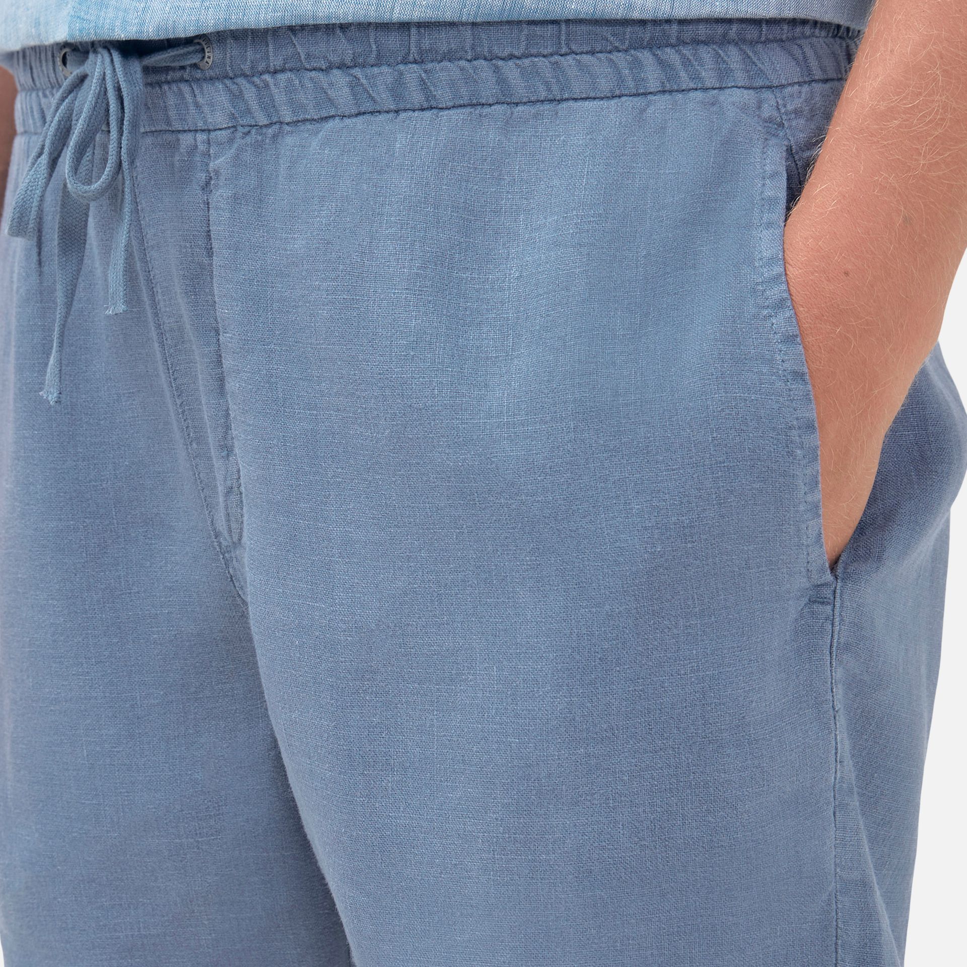 Short Linho Summer Azul Indigo