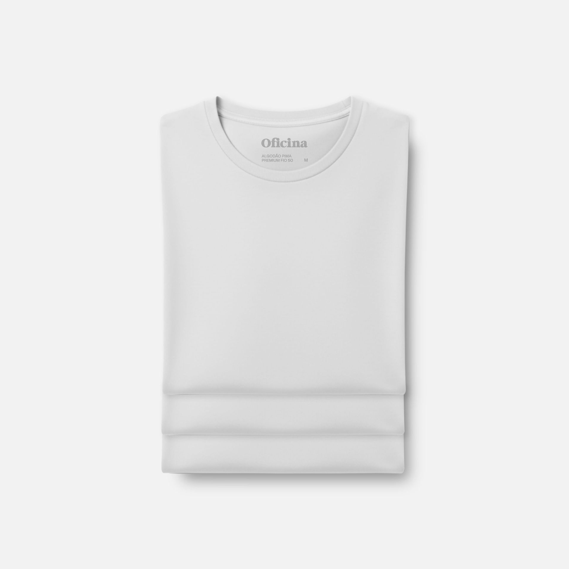 Kit 3 Camisetas Pima Premium Branco